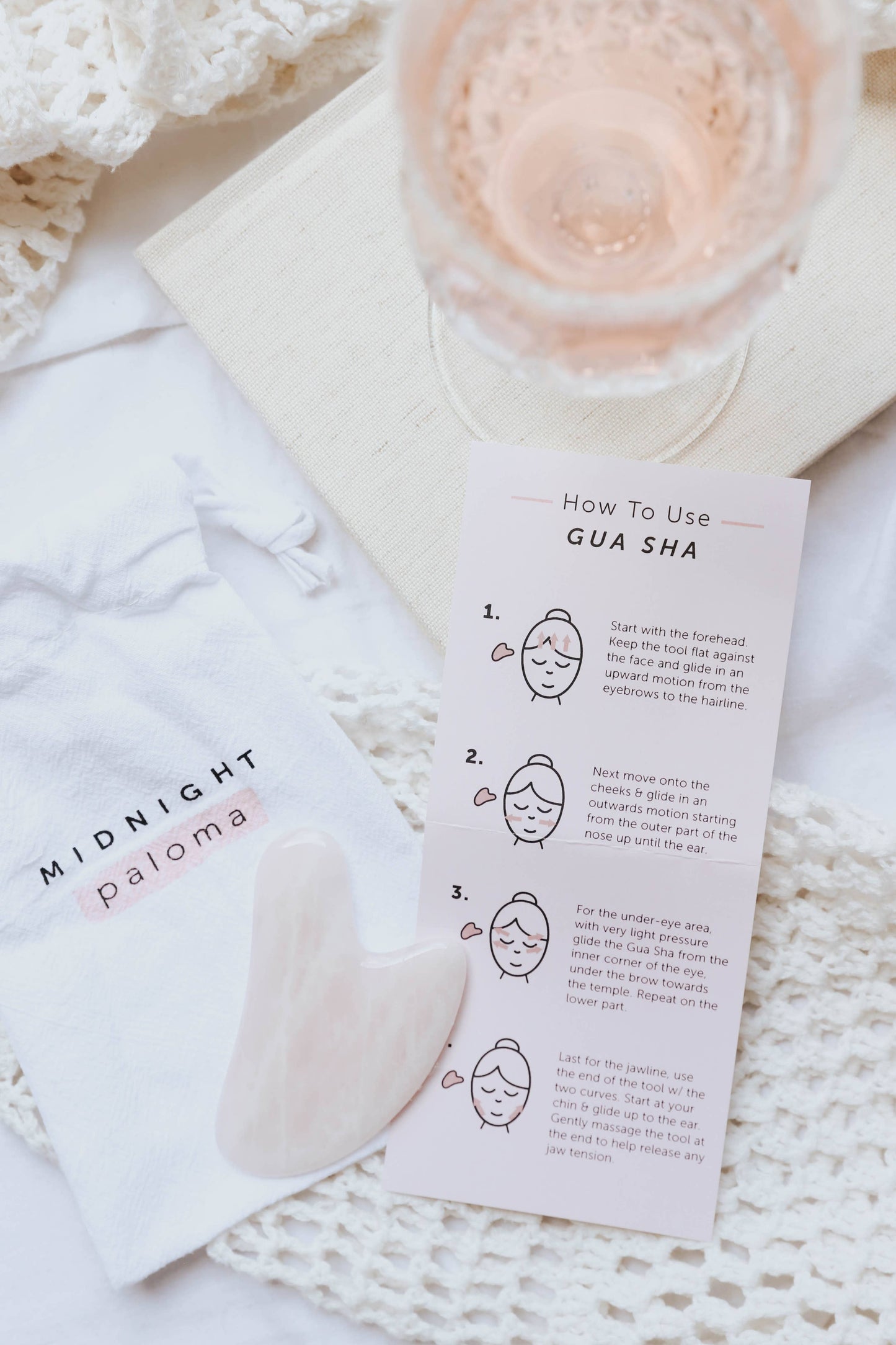 Rose Quartz Gua Sha