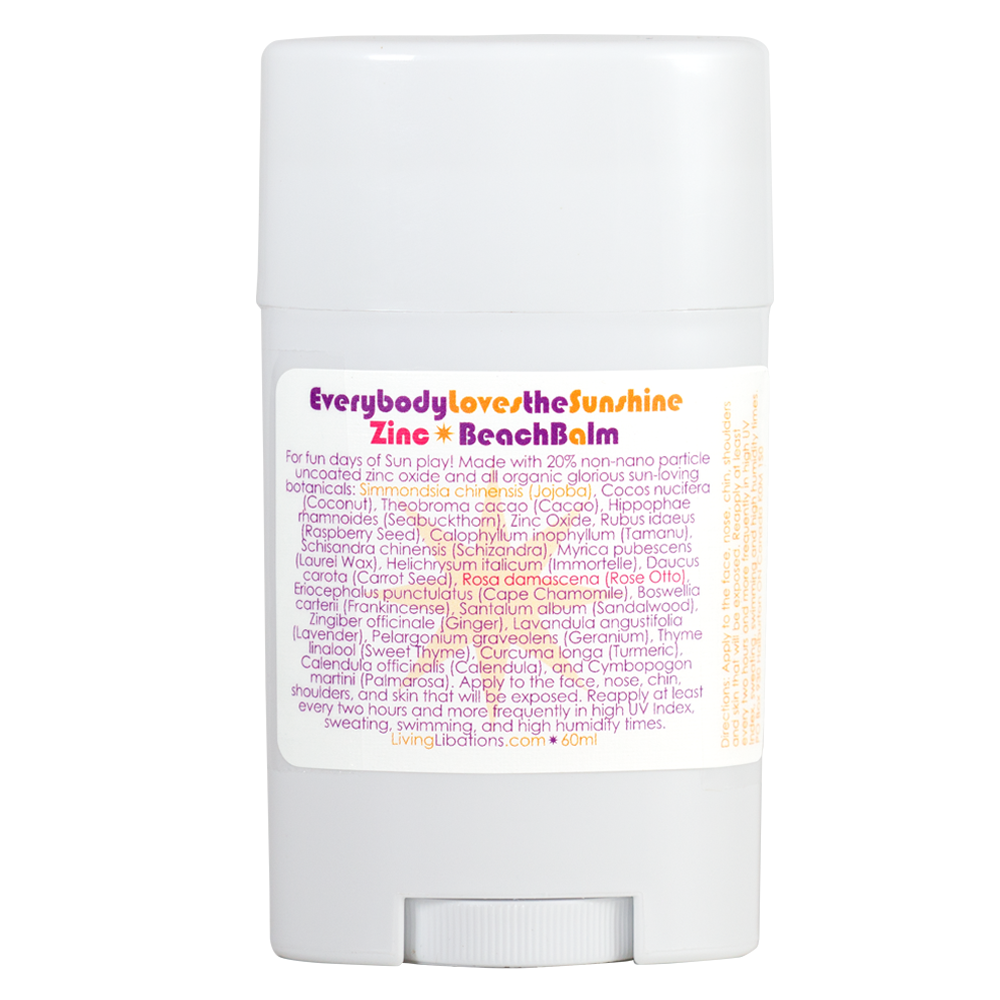 Living Libation - Everybody Loves the Sunshine Zinc Beach Balm