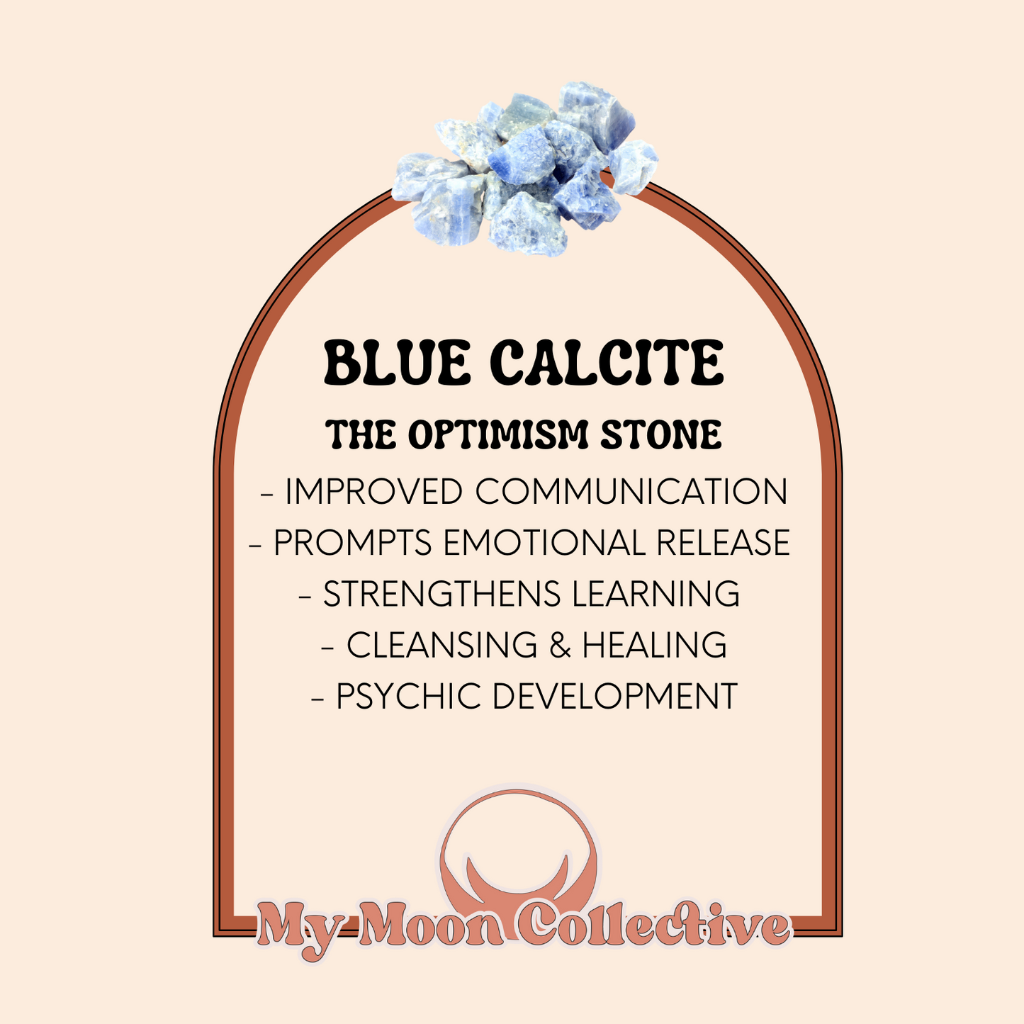 Palmstone - Blue Calcite