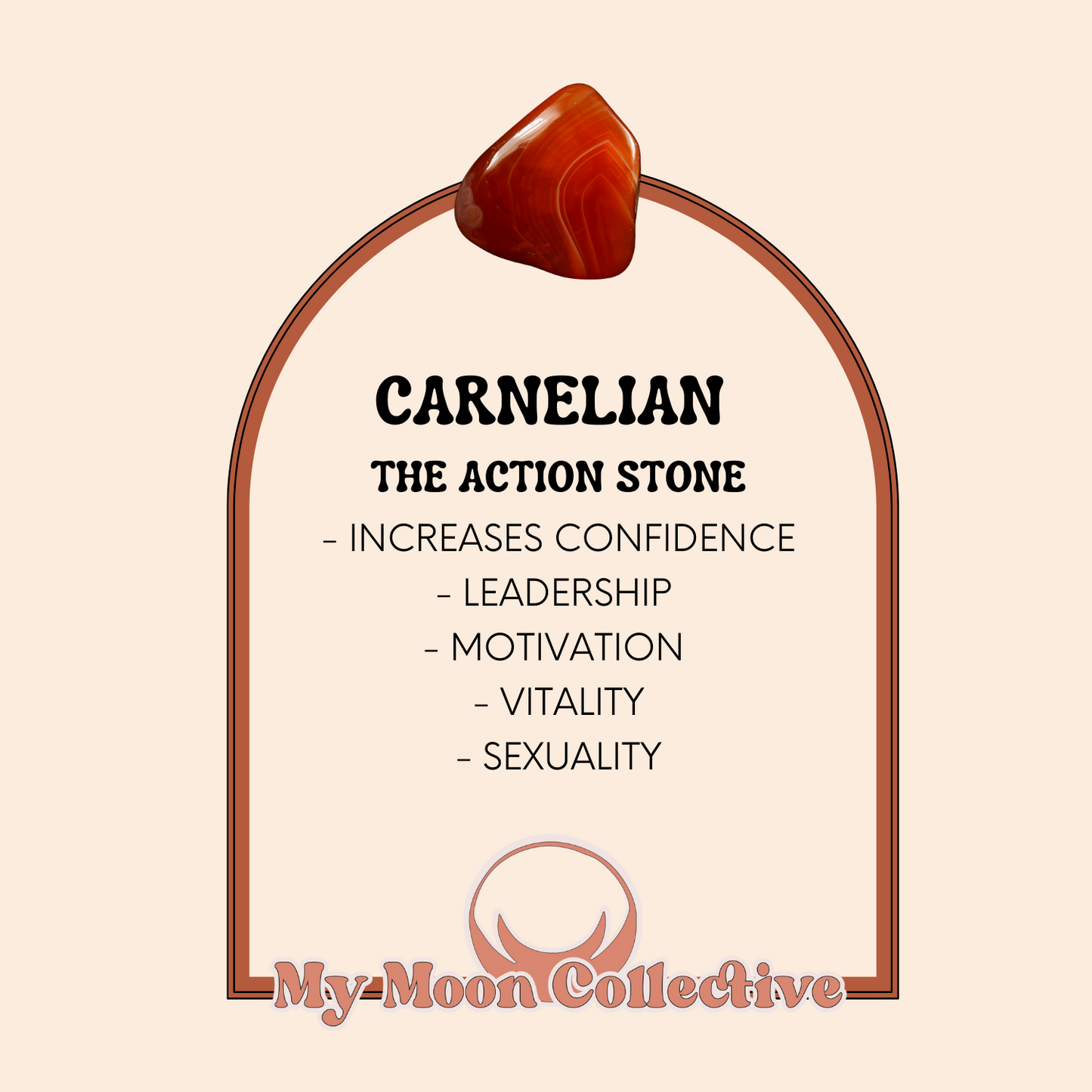 Palmstone - Carnelian
