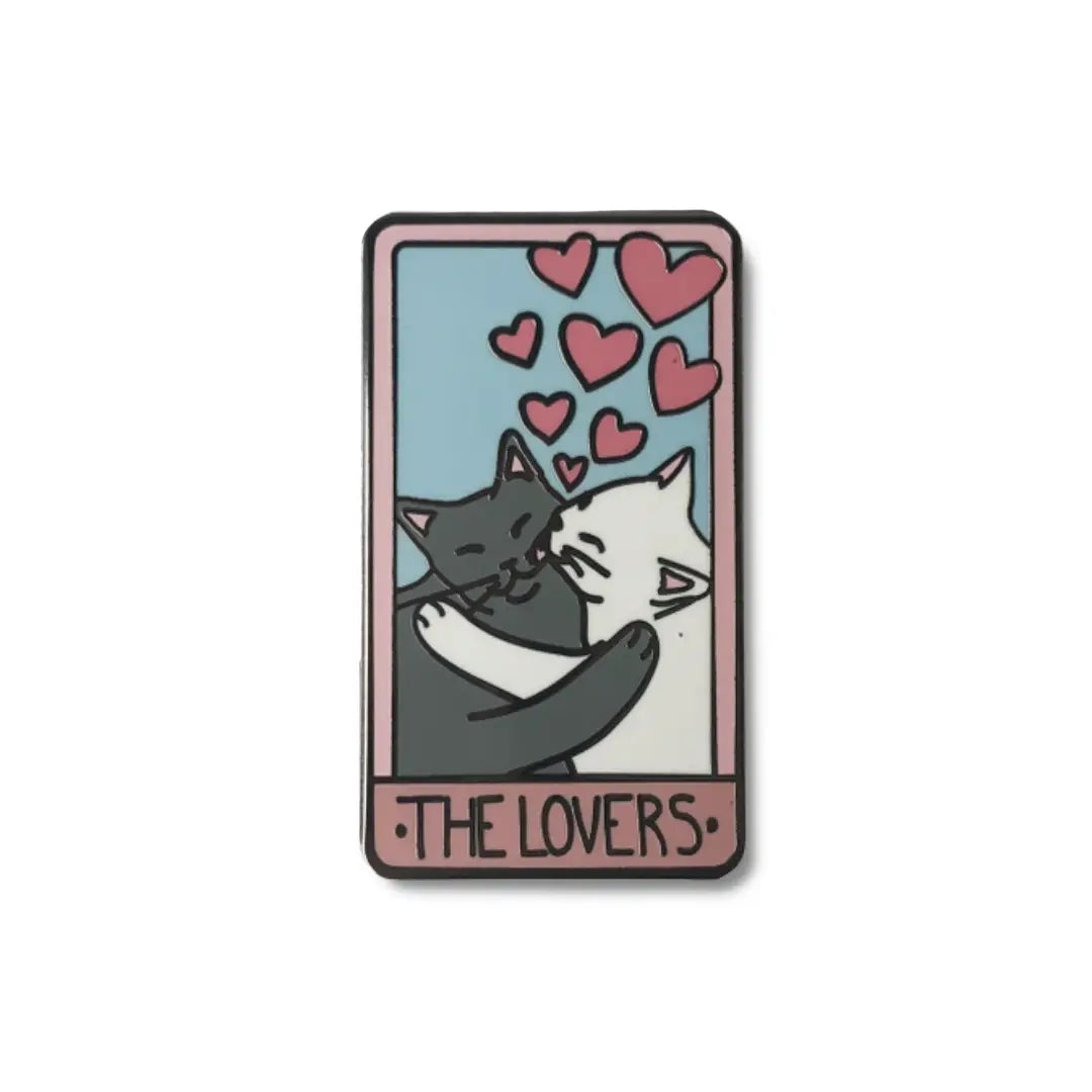 Considerate Cat - Enamel Tarot Cat Pins