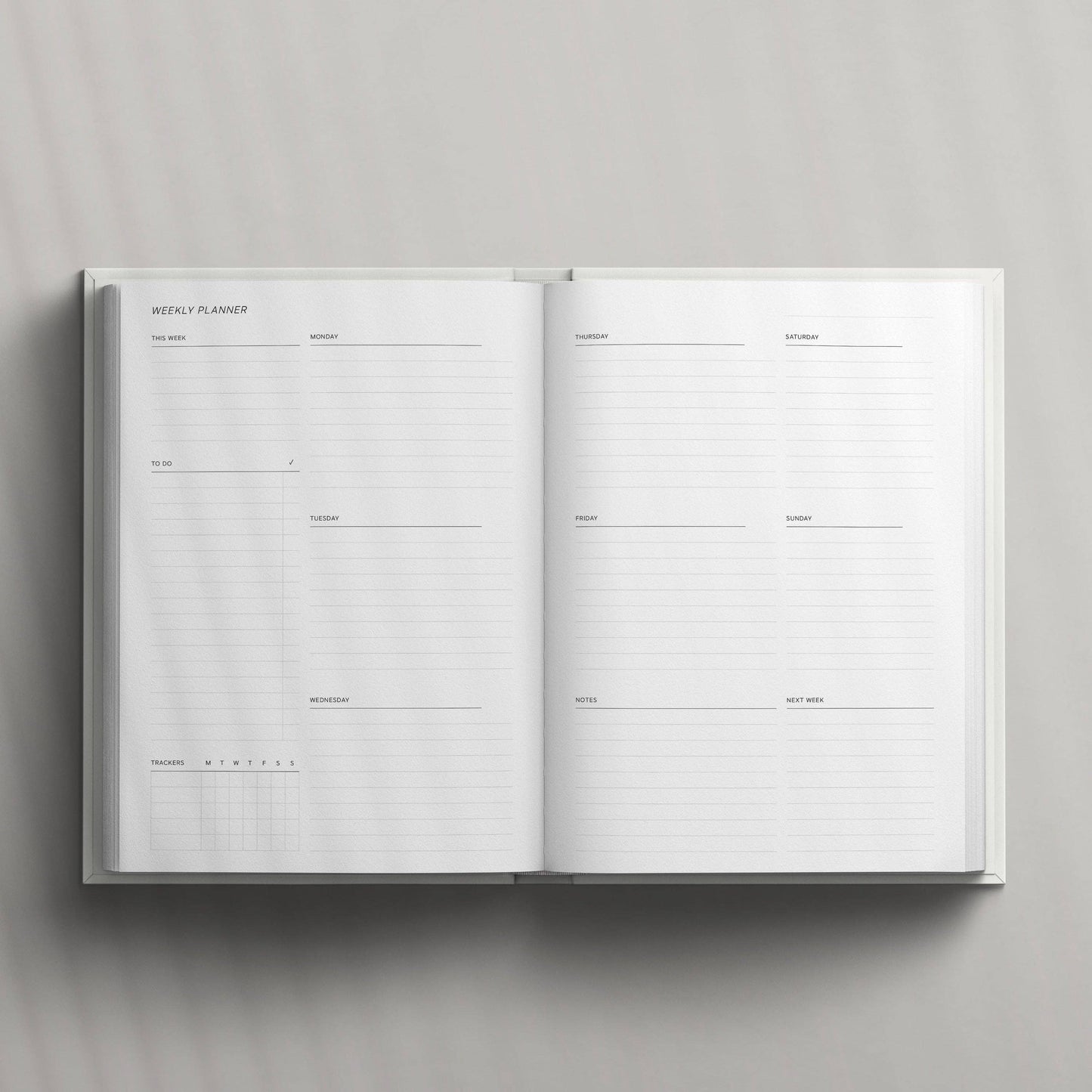 Rosie Papeterie - L'Agenda : The Complete Undated Weekly Planner