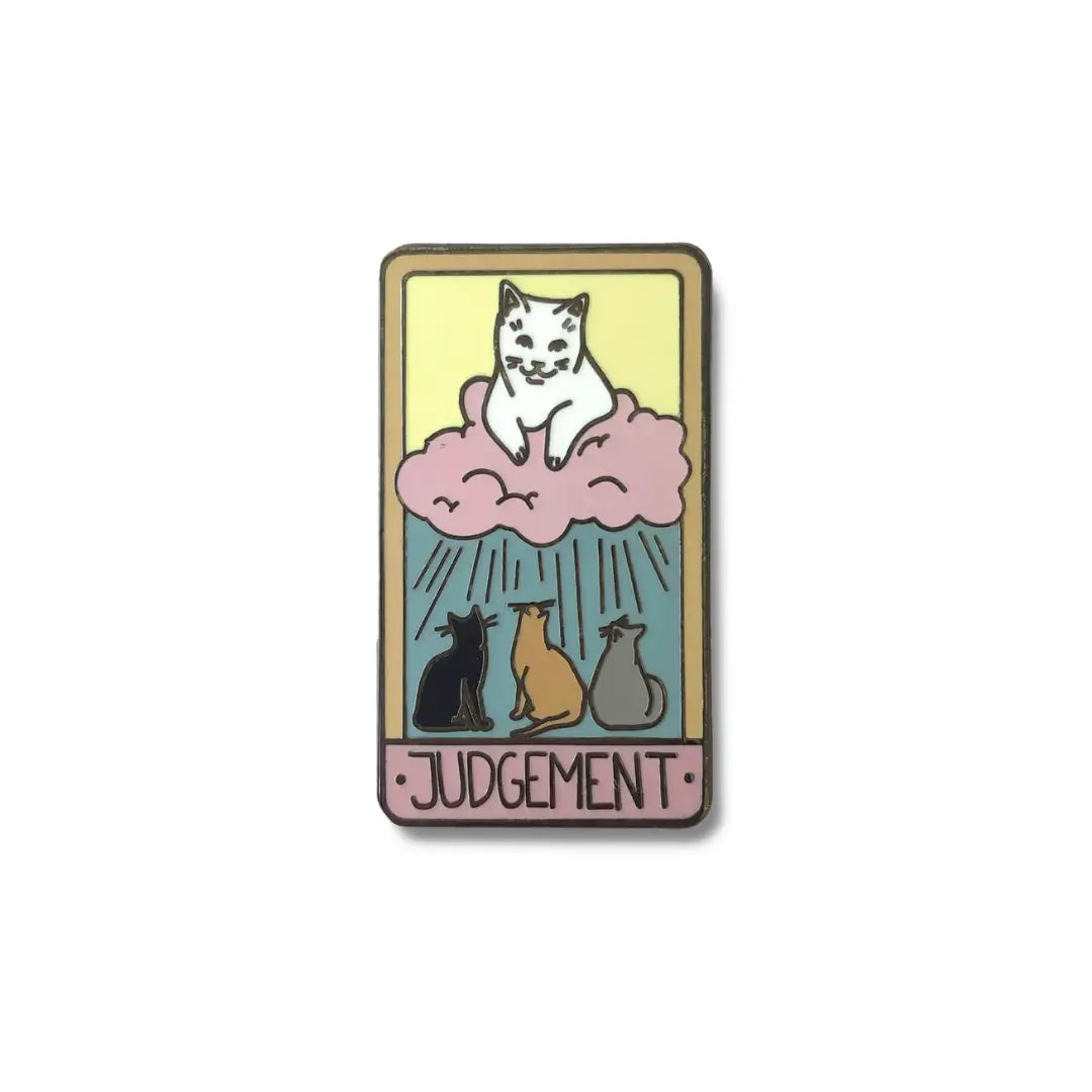 Considerate Cat - Enamel Tarot Cat Pins