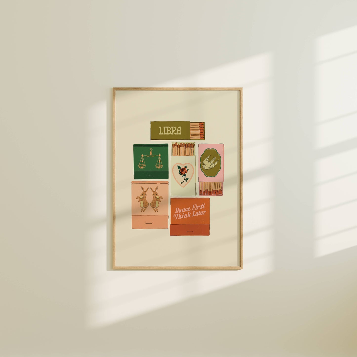 Artbaby & Co. - Zodiac Vintage Inspired Matchbook/Matchbox Prints