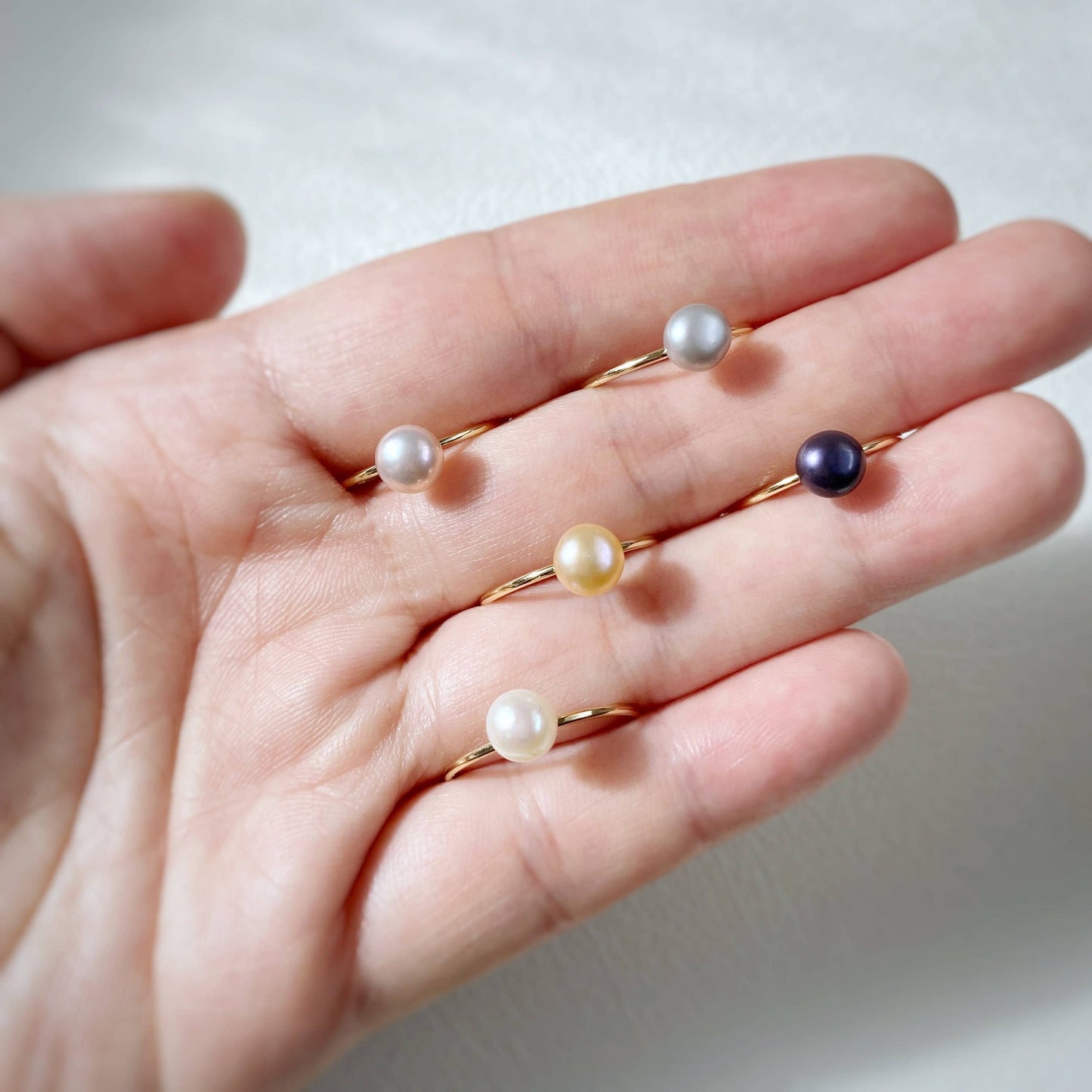 iBijoux - Pearl Stackable Ring