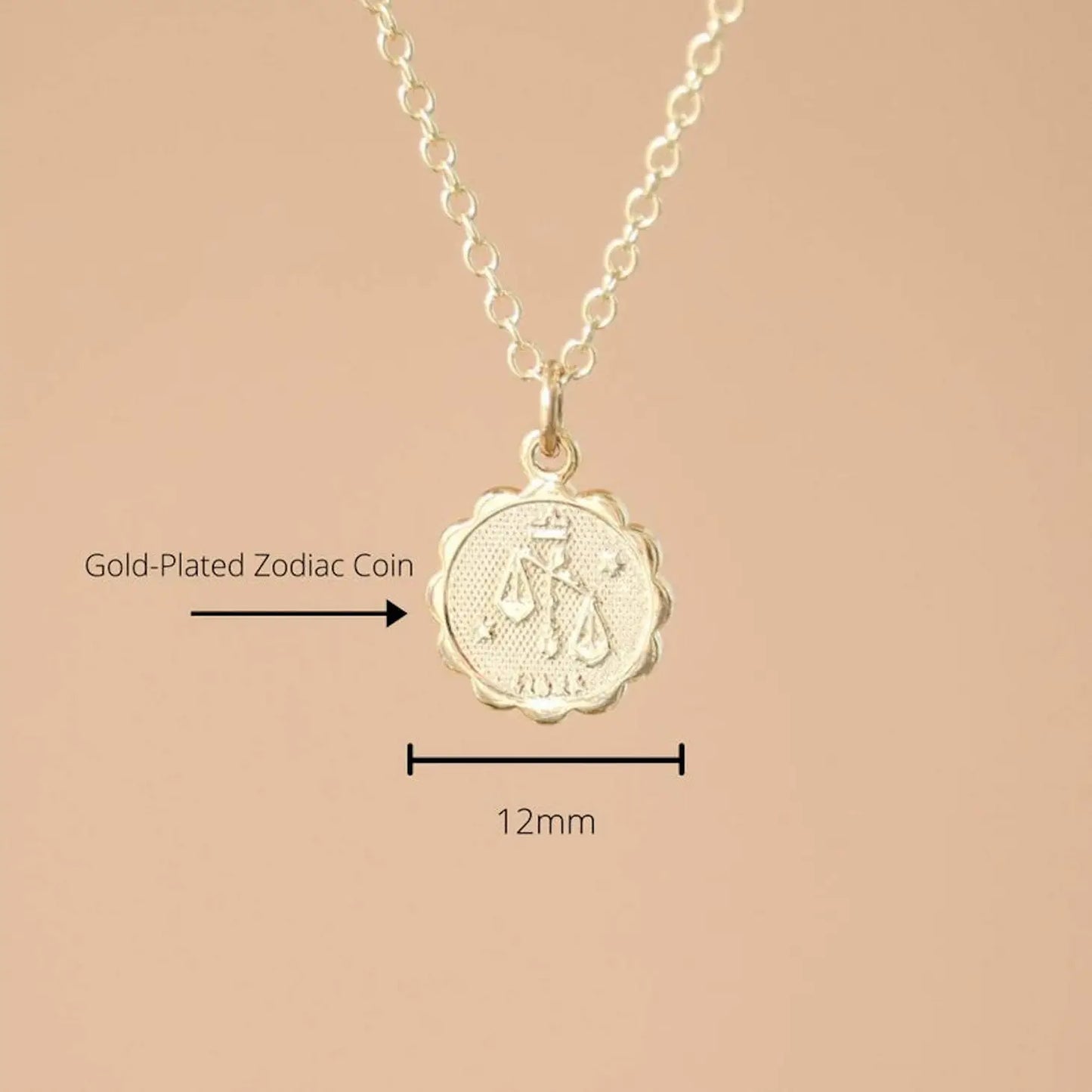 Emery & Opal - Zodiac Coin Necklace