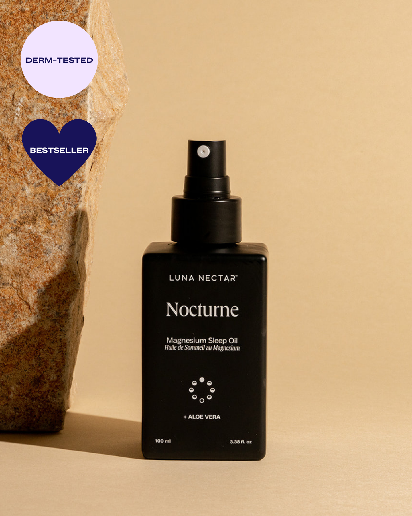 Luna Nectar - Nocturne Magnesium Sleep Oil |For Stress, Period Pain Relief