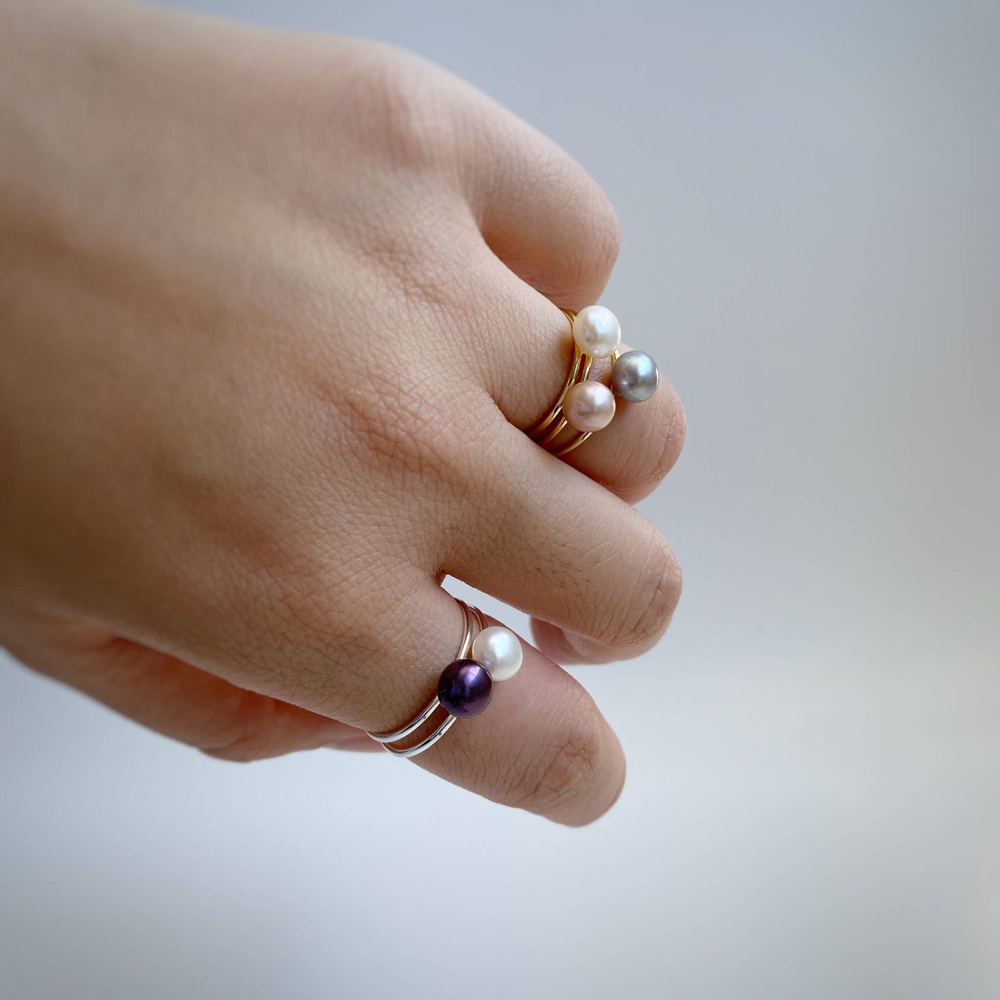 iBijoux - Pearl Stackable Ring