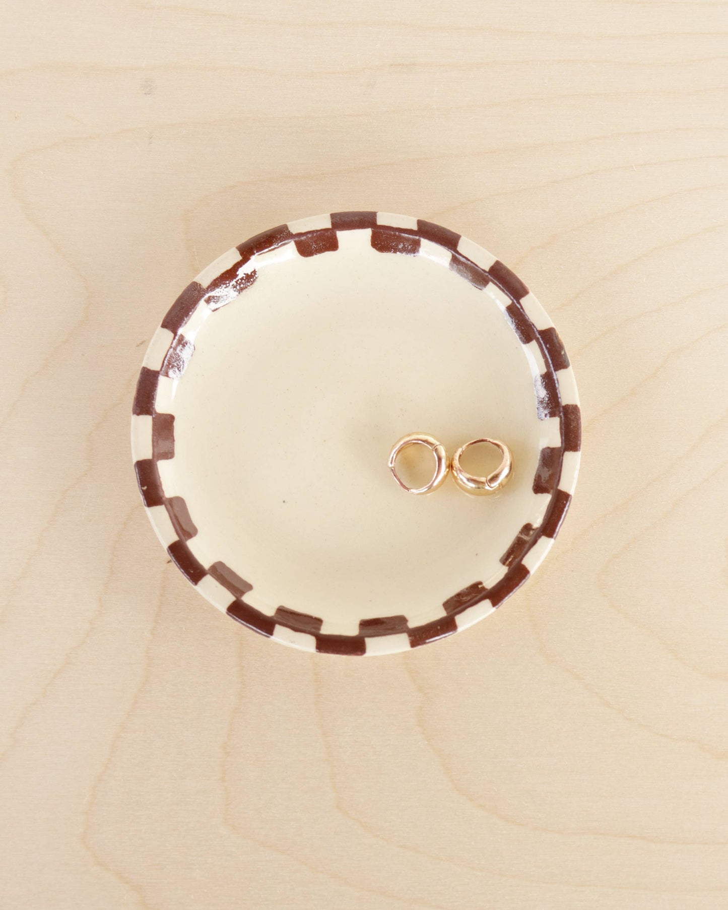 Nightshift Ceramics - Ceramic Mini Checkerboard Ring Dish