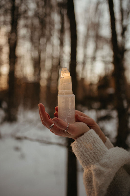 Selenite - Raw Tower