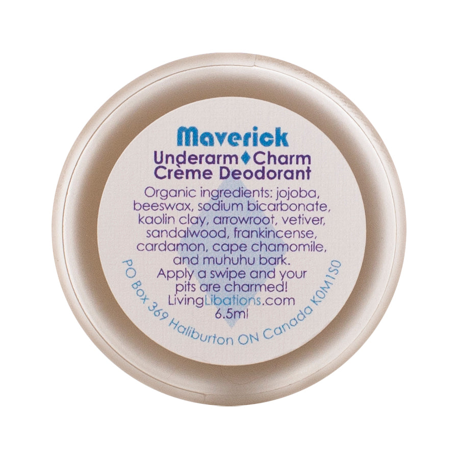 Living Libations - Underarm Charm Crème Deodorant: Maverick