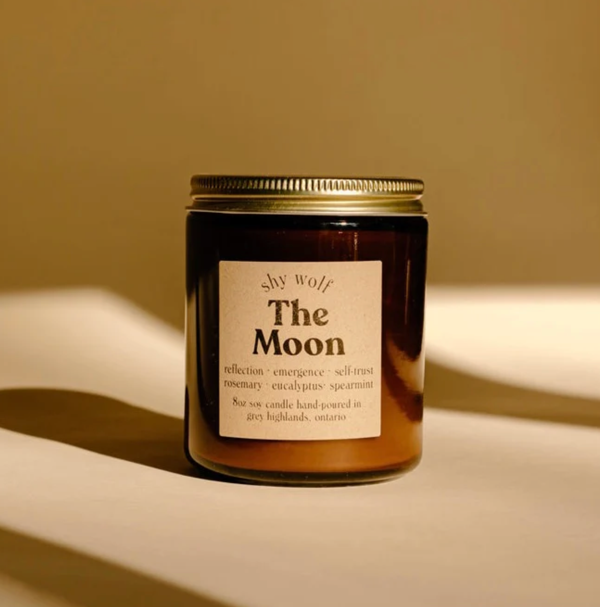 Shy Wolf Candle - Tarot Collection