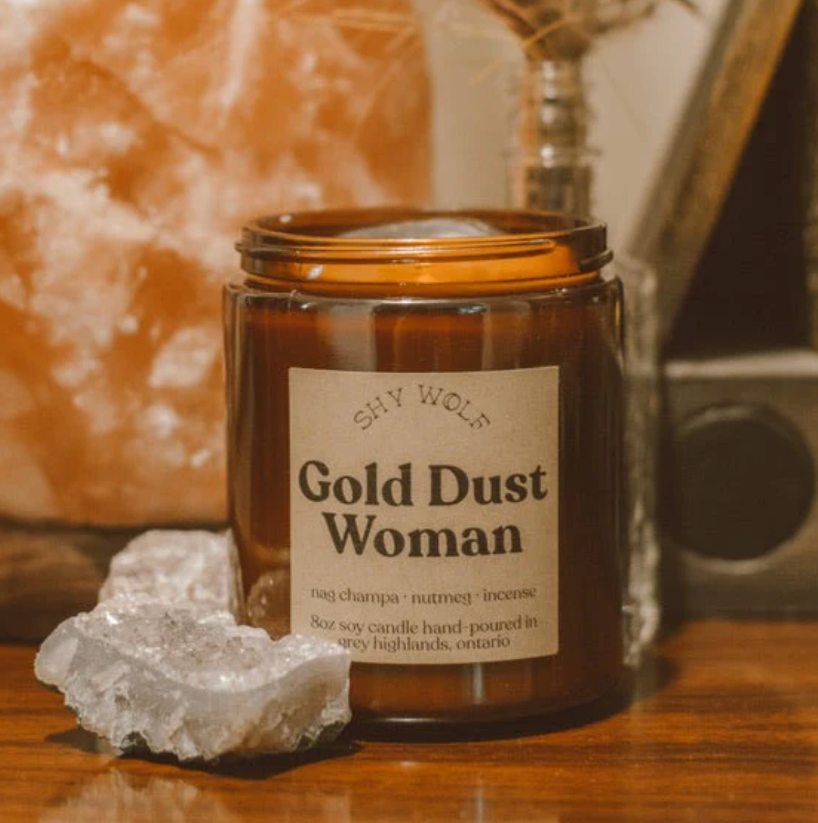 Shy Wolf Candle - Vinyl Collection
