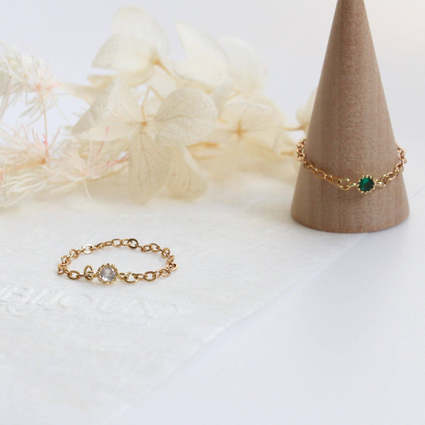 iBijoux - Zircon Chain Ring