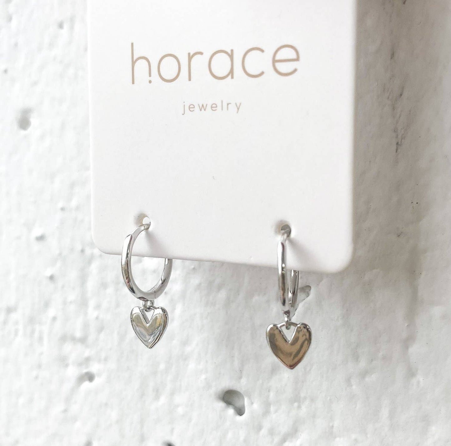 Horace Jewelry - Mora Heart Hoop Earrings