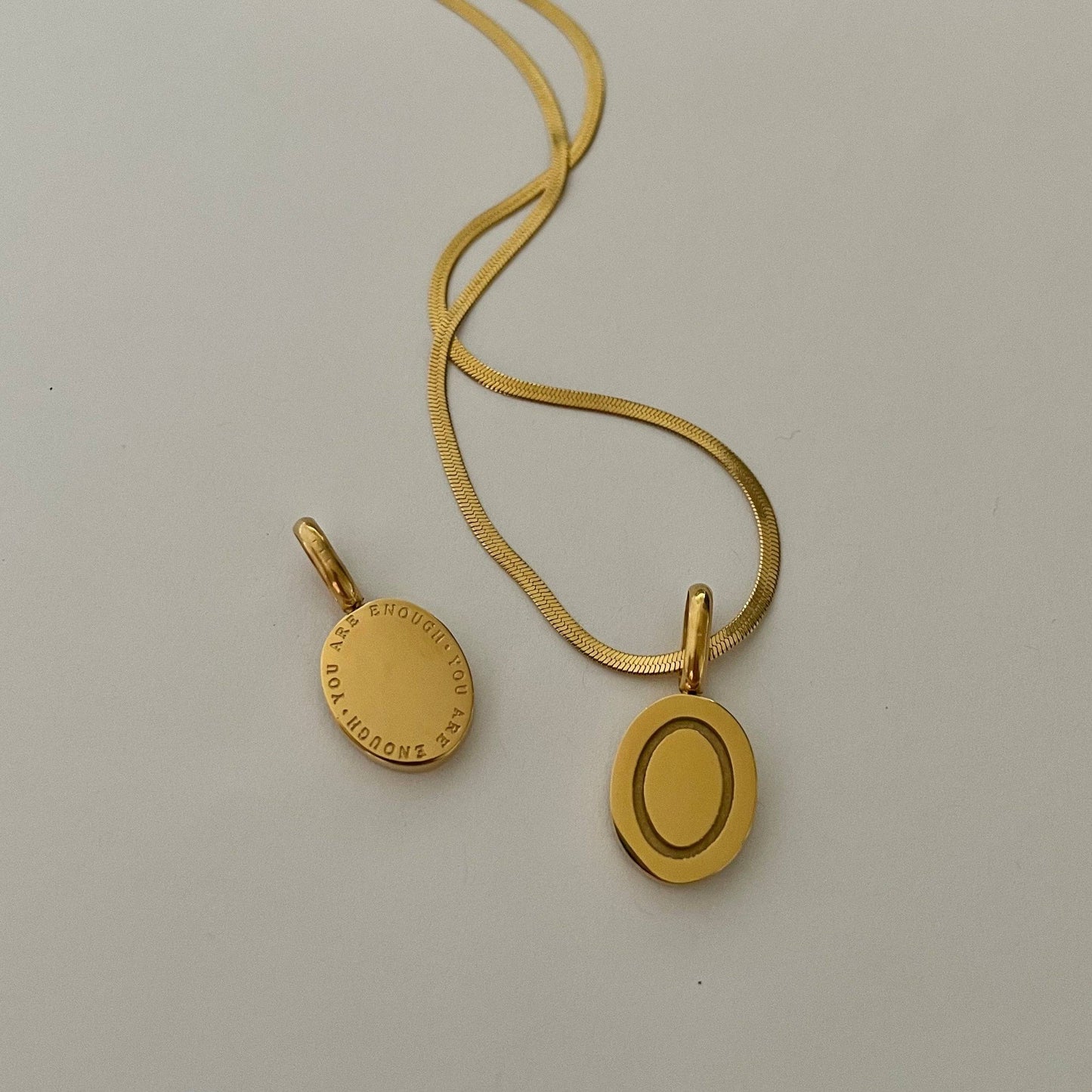 Namaste Jewelry - ‘You are Enough’ Affirmation Necklace
