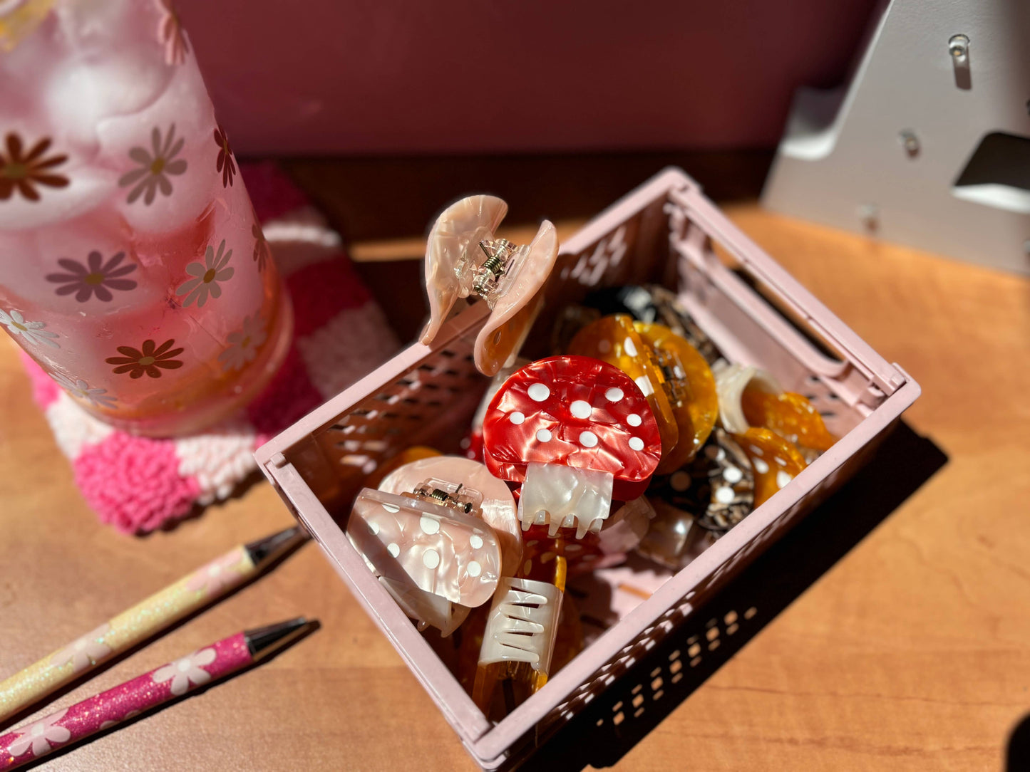Brooklyn Jade Designs - Mushroom Claw Clips