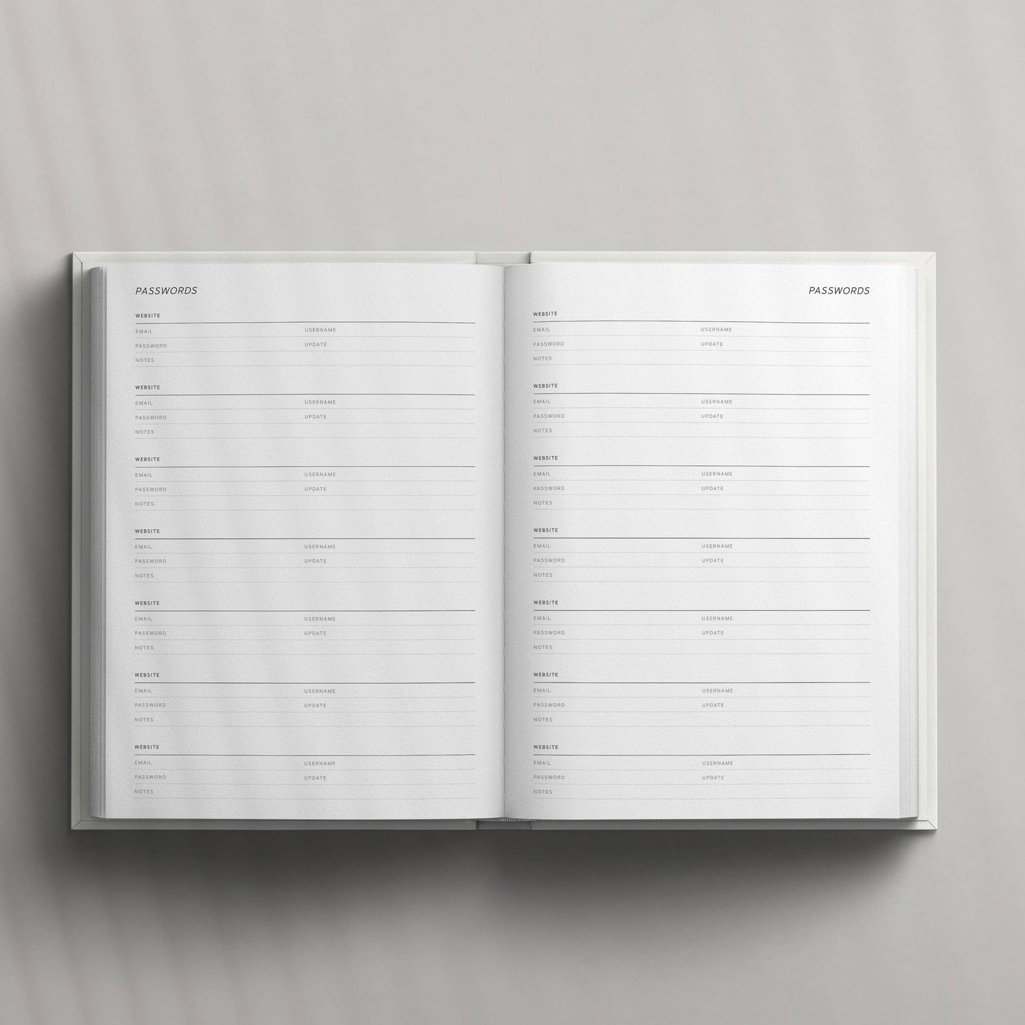 Rosie Papeterie - L'Agenda : The Complete Undated Weekly Planner