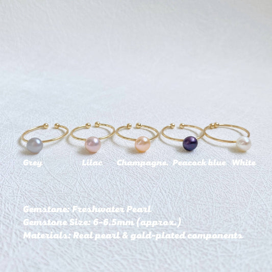 iBijoux - Pearl Stackable Ring