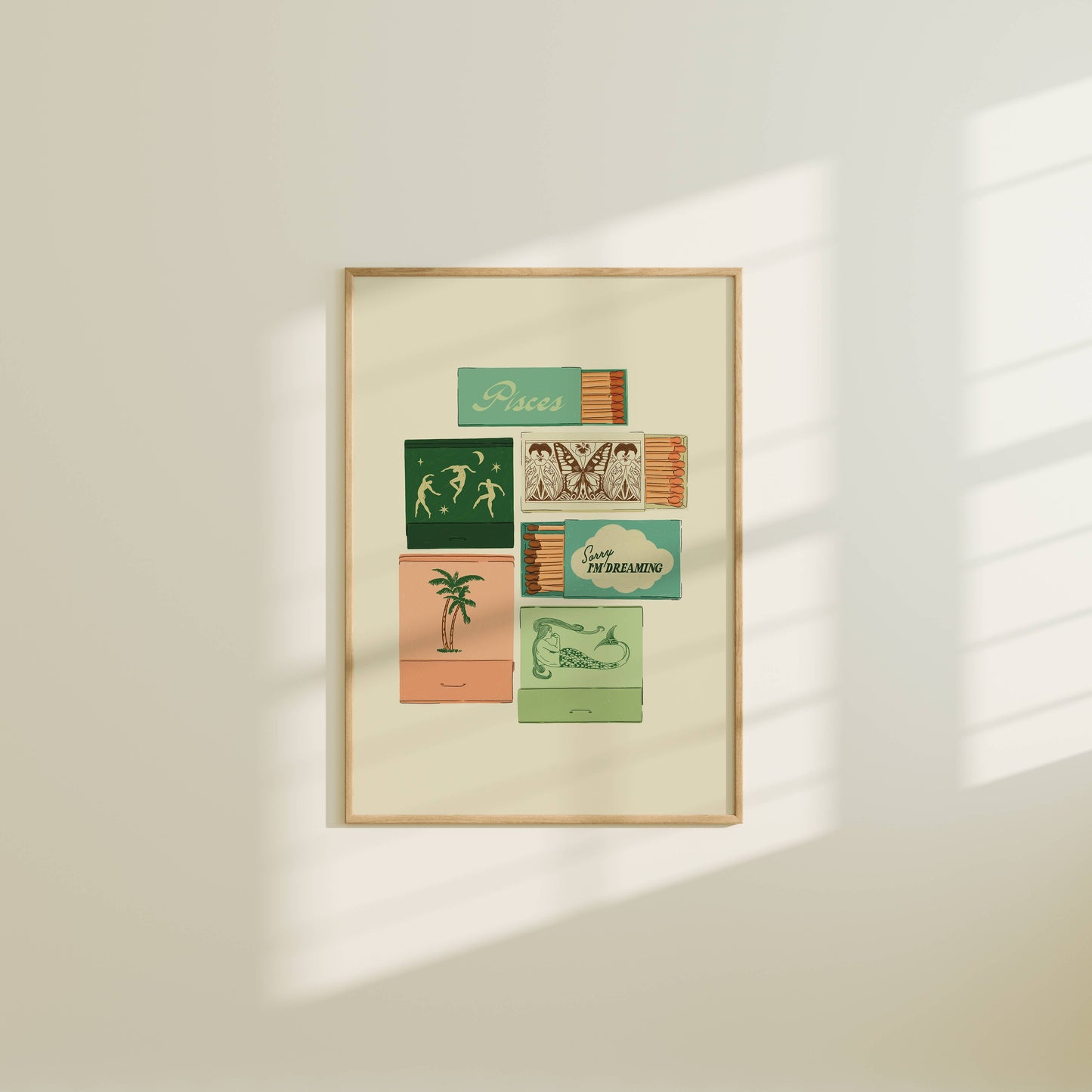 Artbaby & Co. - Zodiac Vintage Inspired Matchbook/Matchbox Prints