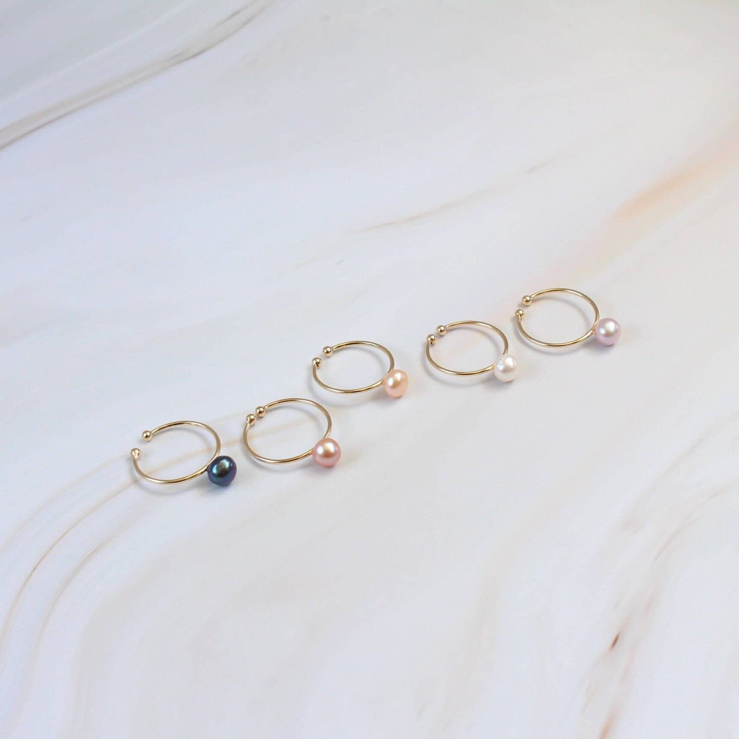 iBijoux - Pearl Stackable Ring