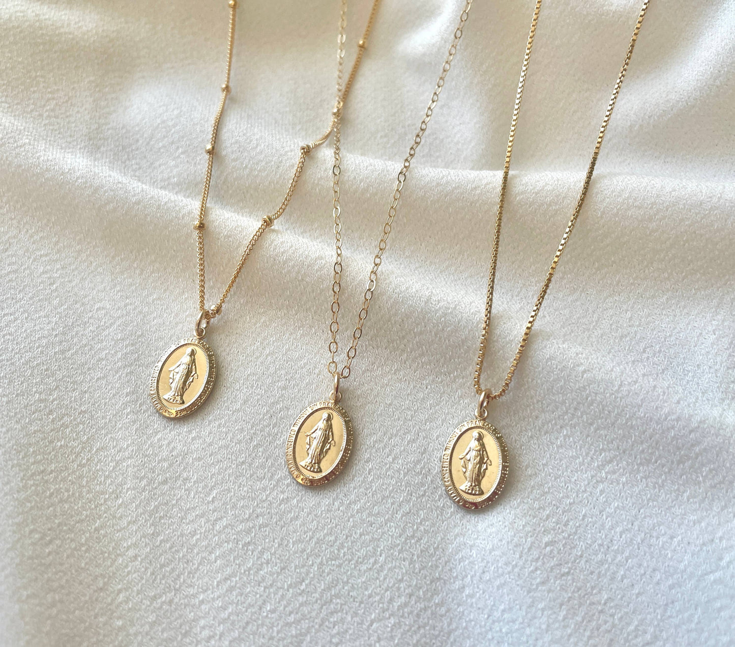 Hunter & Trove - Blessed Mother Virgin Mary Necklace