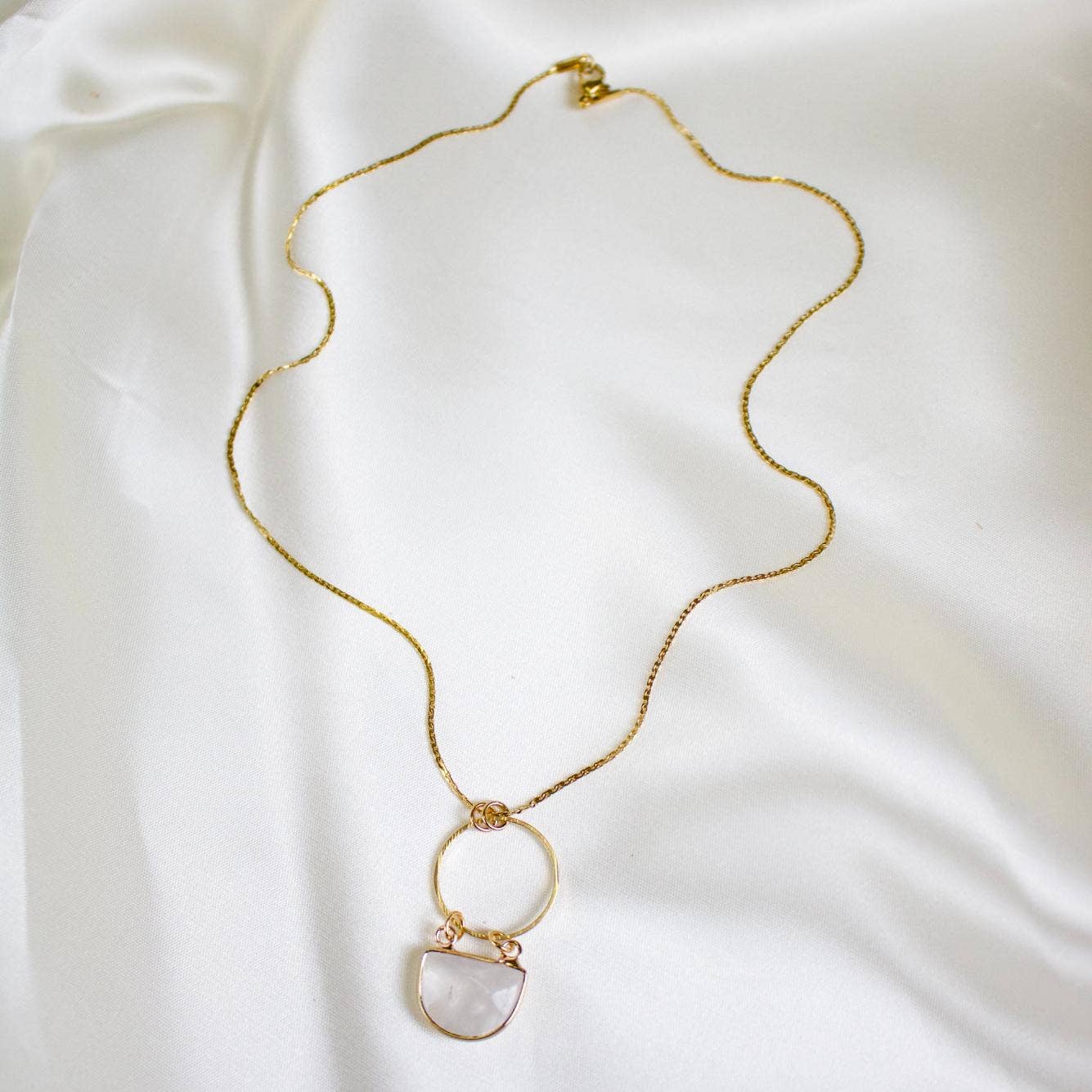 TISH jewelry - Clarity Clear Quartz Necklace