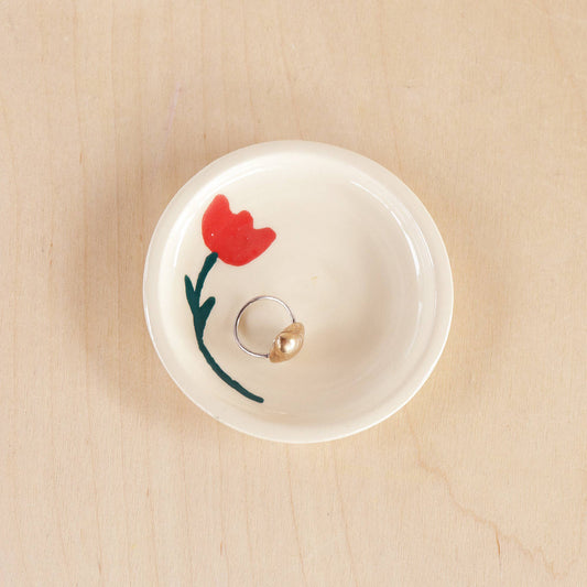 Nightshift Ceramics - Ceramic Floral Ring Dish