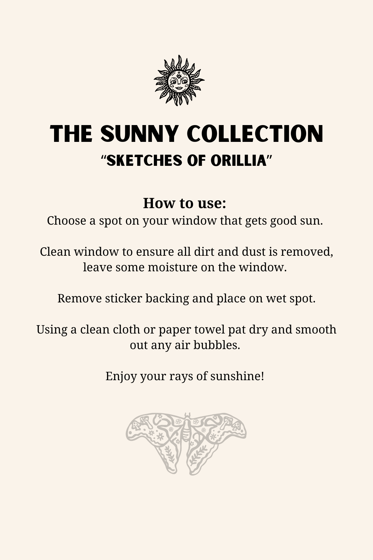 Suncatcher Stickers- The Sunny Collection