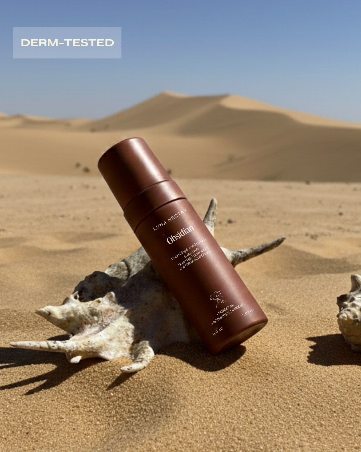 Luna Nectar - Obsidian Volumizing & Anti-Pollution Scalp Scrub Shampoo