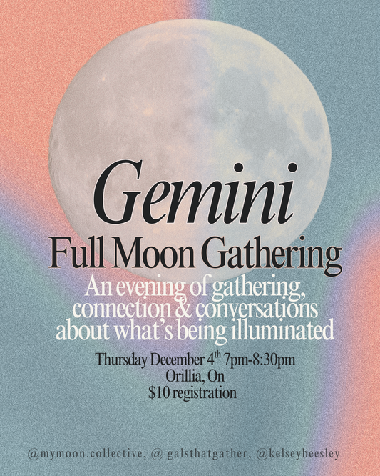 Event: Gemini Full Moon Gathering (Dec 4th)