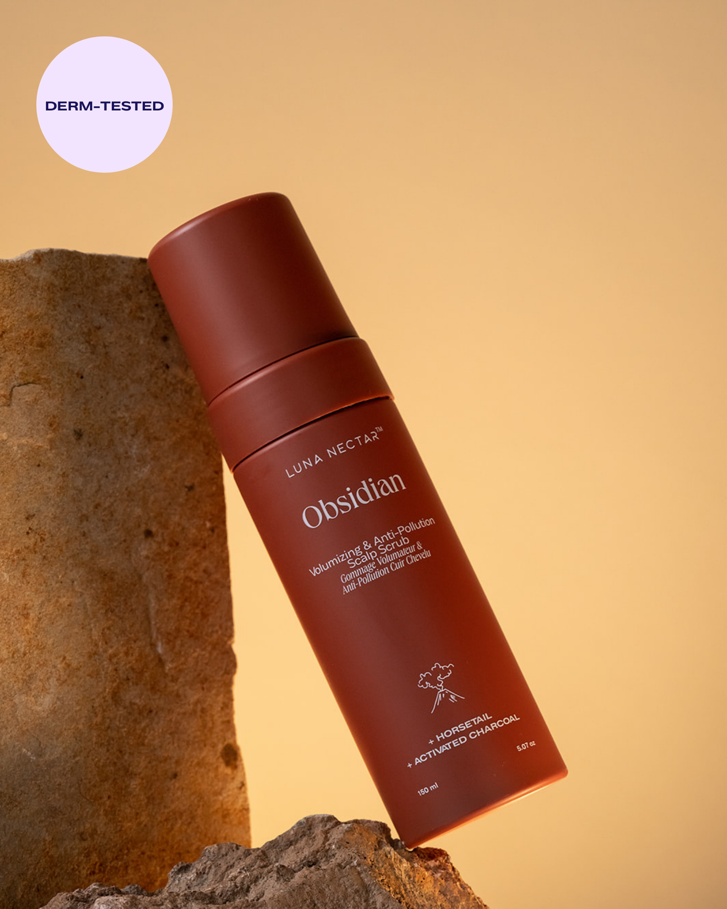 Luna Nectar - Obsidian Volumizing & Anti-Pollution Scalp Scrub Shampoo