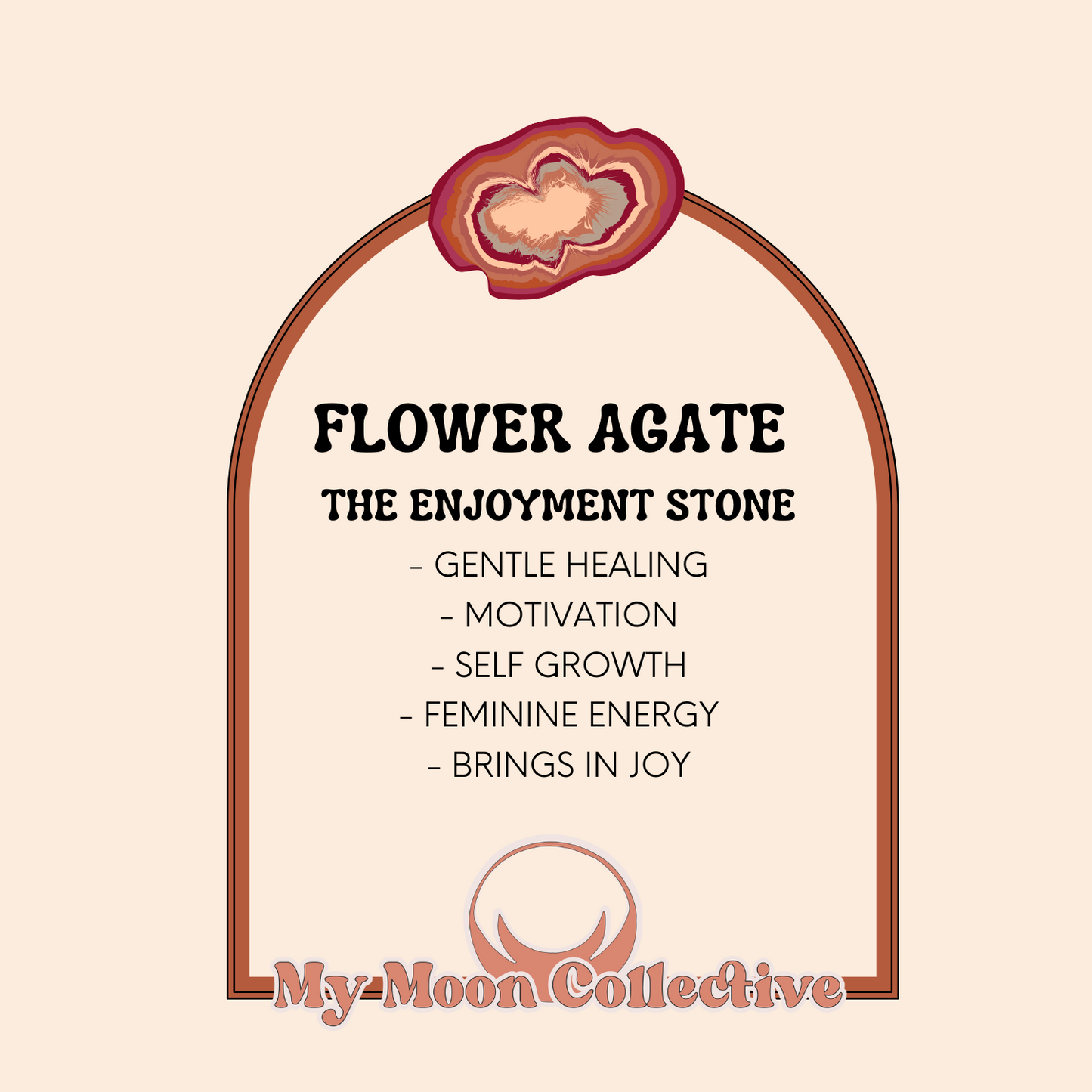 Palmstone - Flower Agate