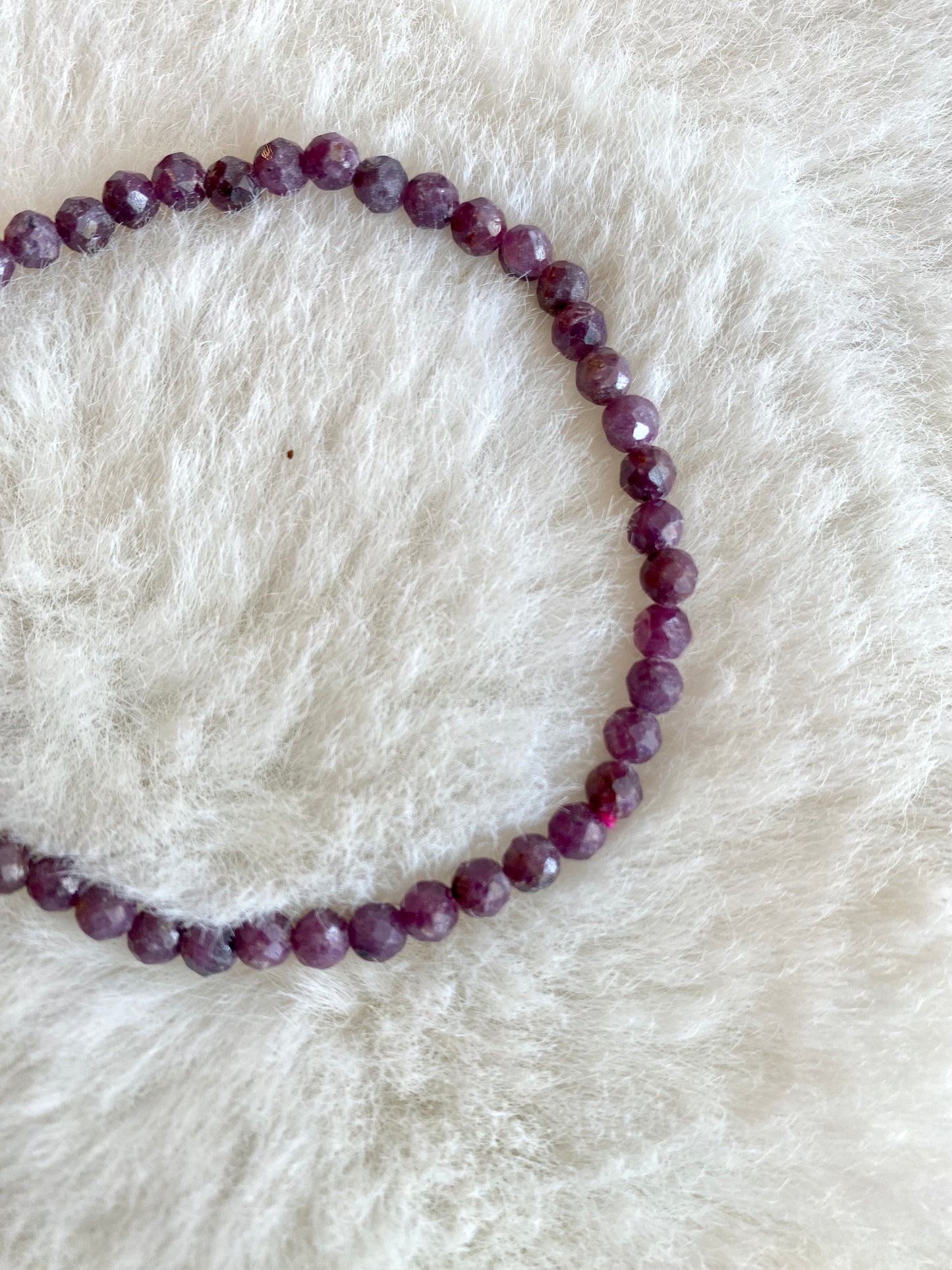 Gemstone Bracelets - Faceted Crystal Beads