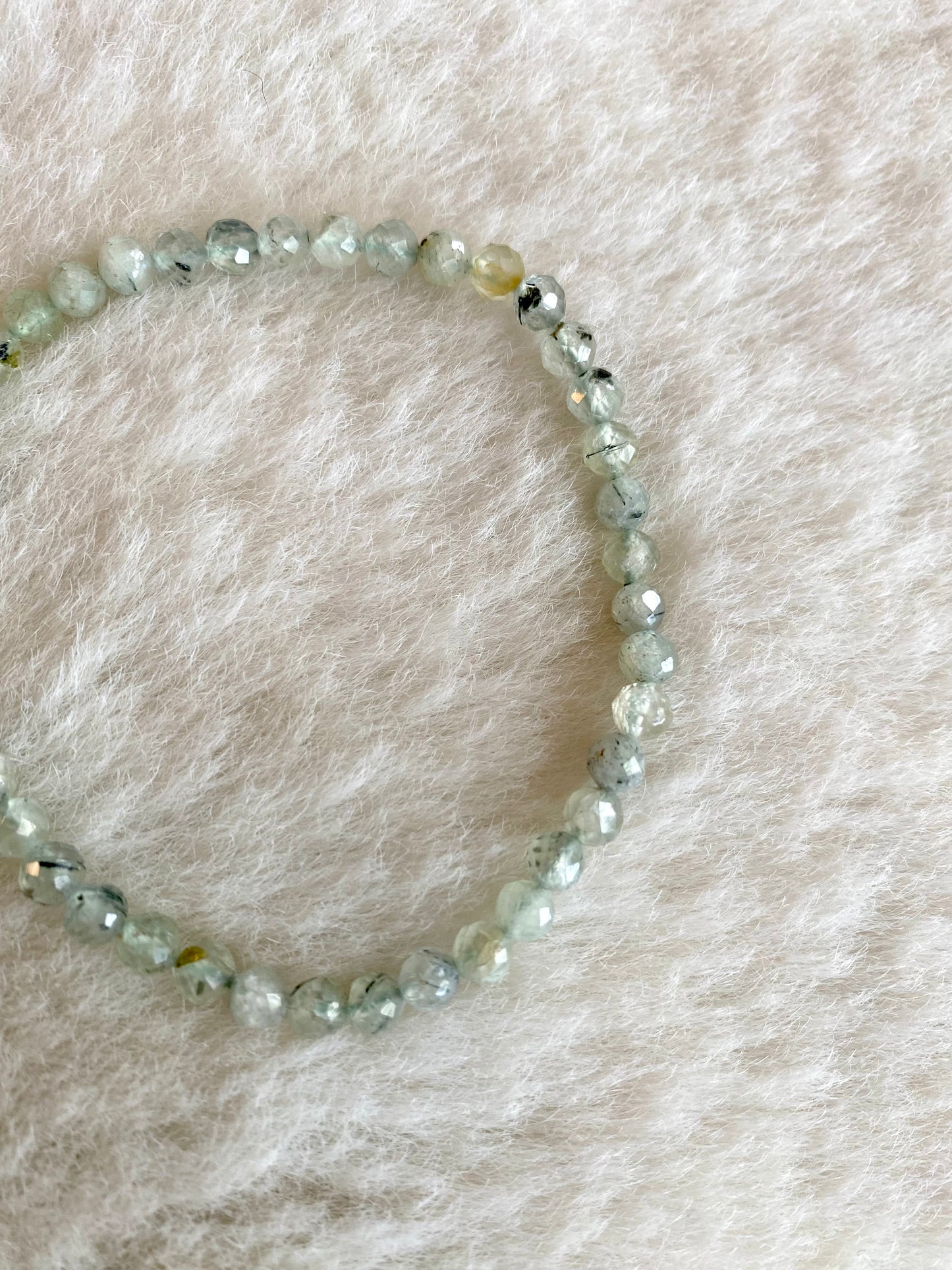 Gemstone Bracelets - Faceted Crystal Beads