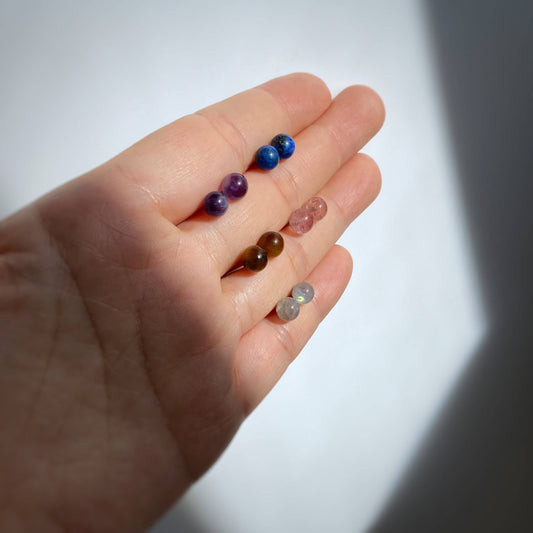 iBijoux - Natural Crystal Stud Earrings