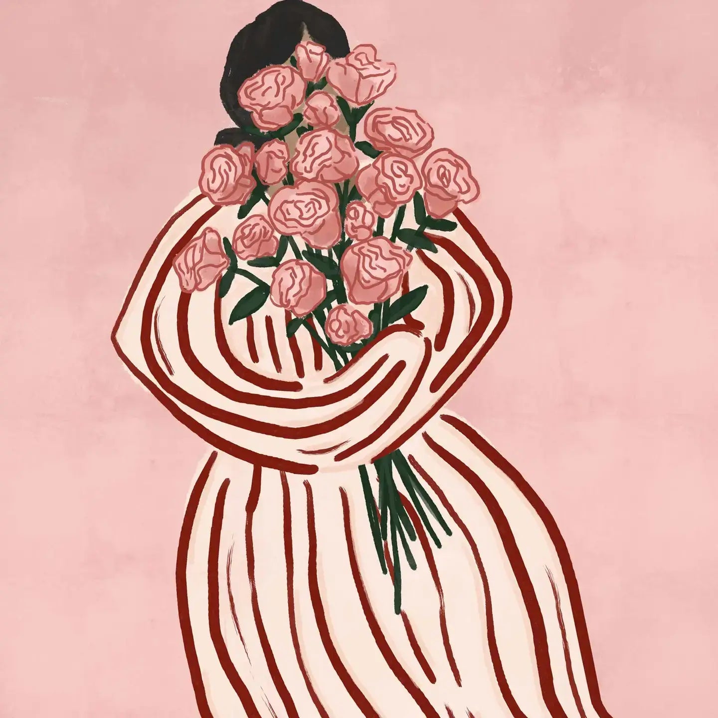 Mimi & August - Bouquet of Flowers Art Print
