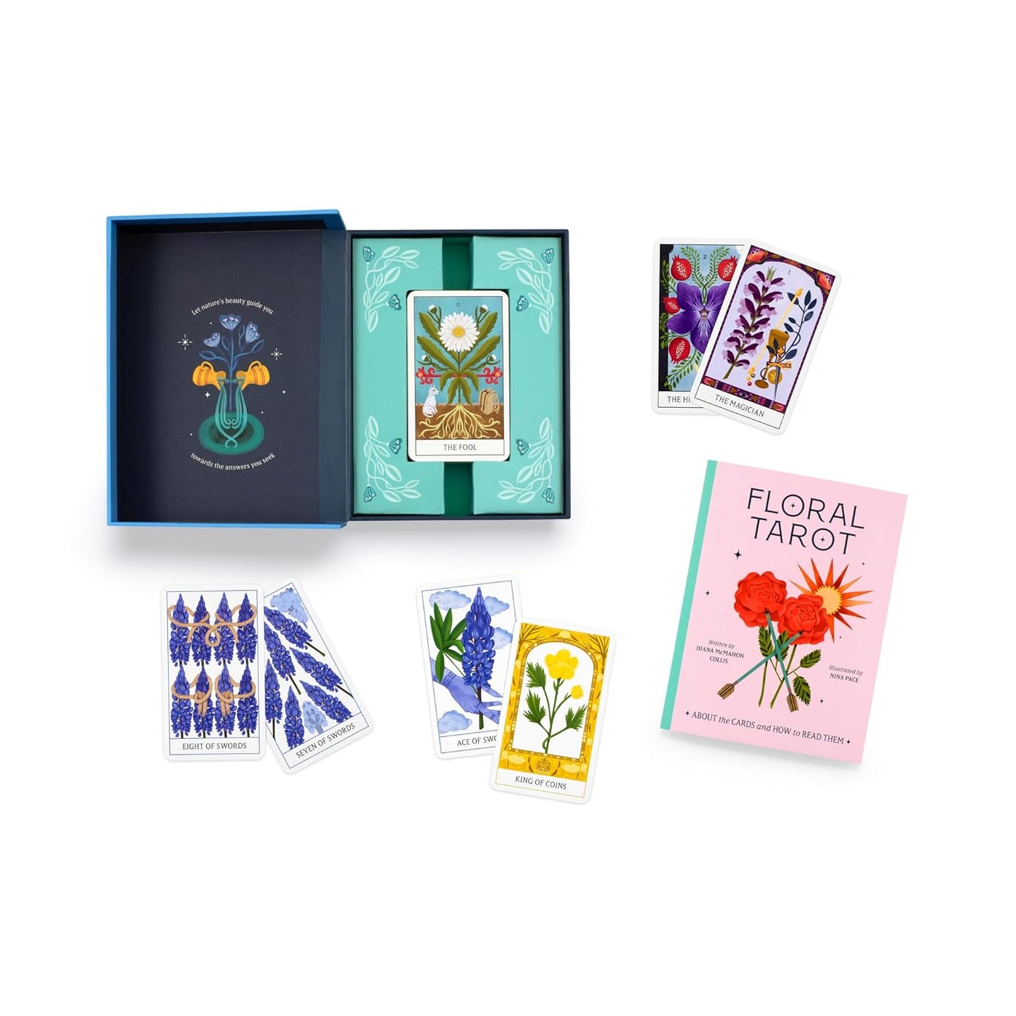 Floral Tarot: Access the Wisdom of Flowers: 78-Card Deck and Guidebook