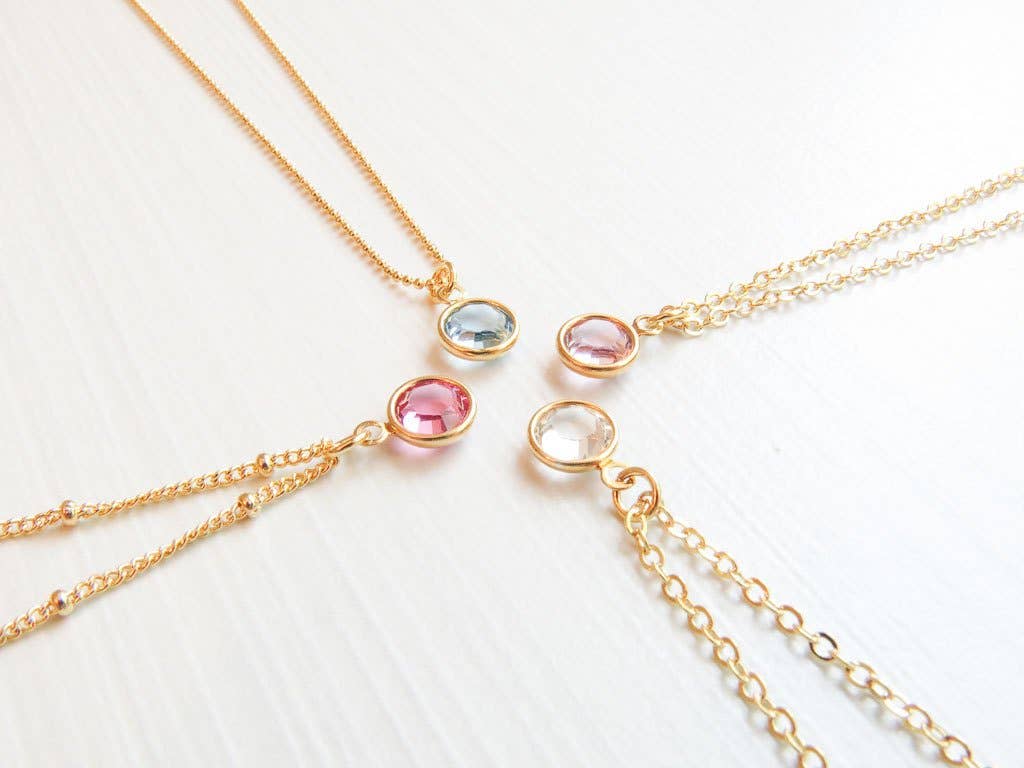 Emery and Opal - Swarovski Crystal Necklace