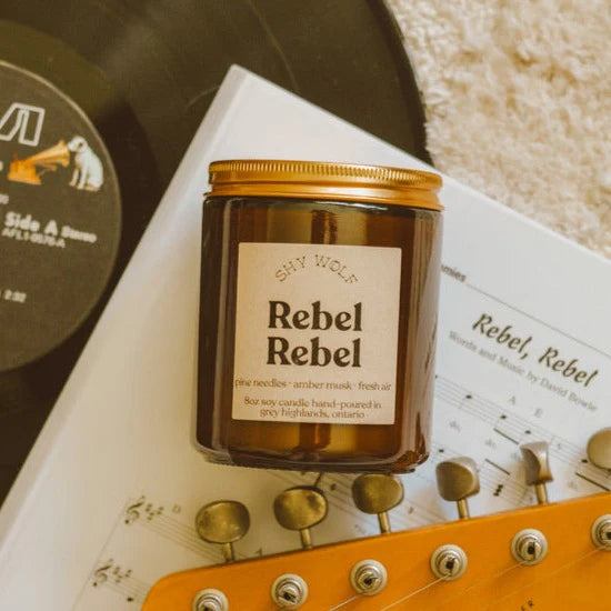 Shy Wolf Candle - Vinyl Collection