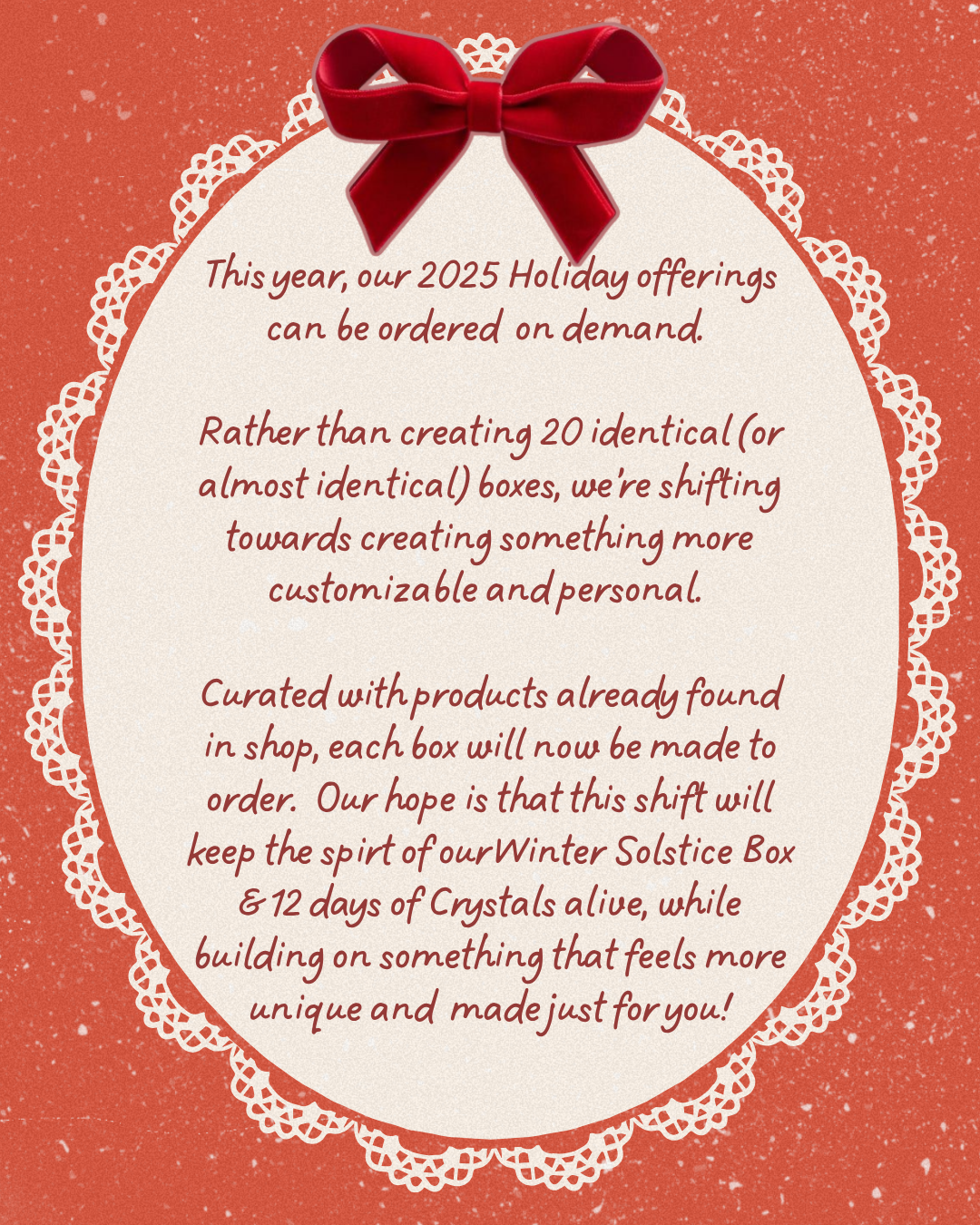 2025 Twelve Days of Crystals