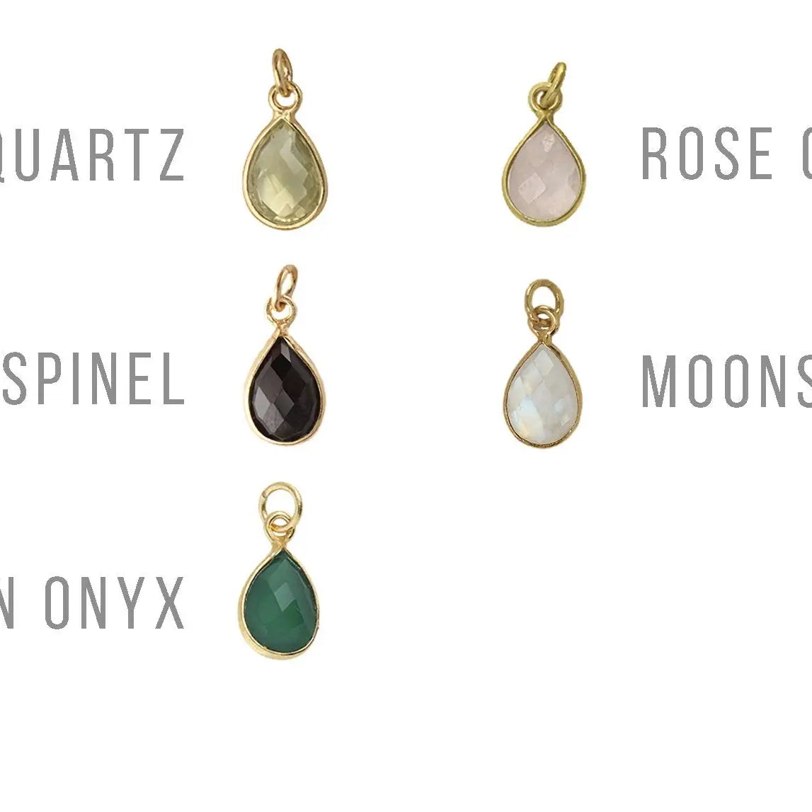 Hunter & Trove - Isla Teardrop Crystal Necklace