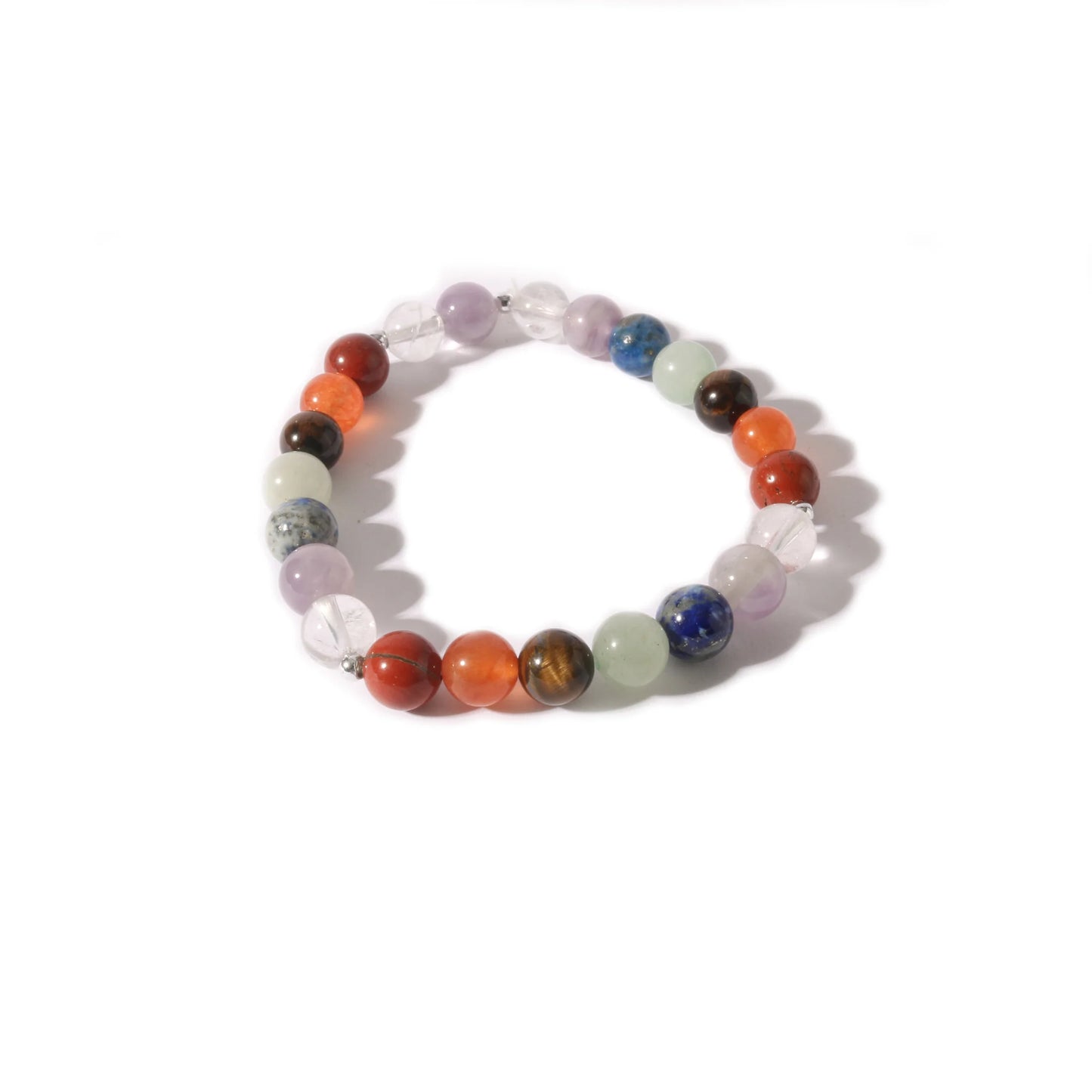 Gemstone Bracelets - Rounded Crystal Beads