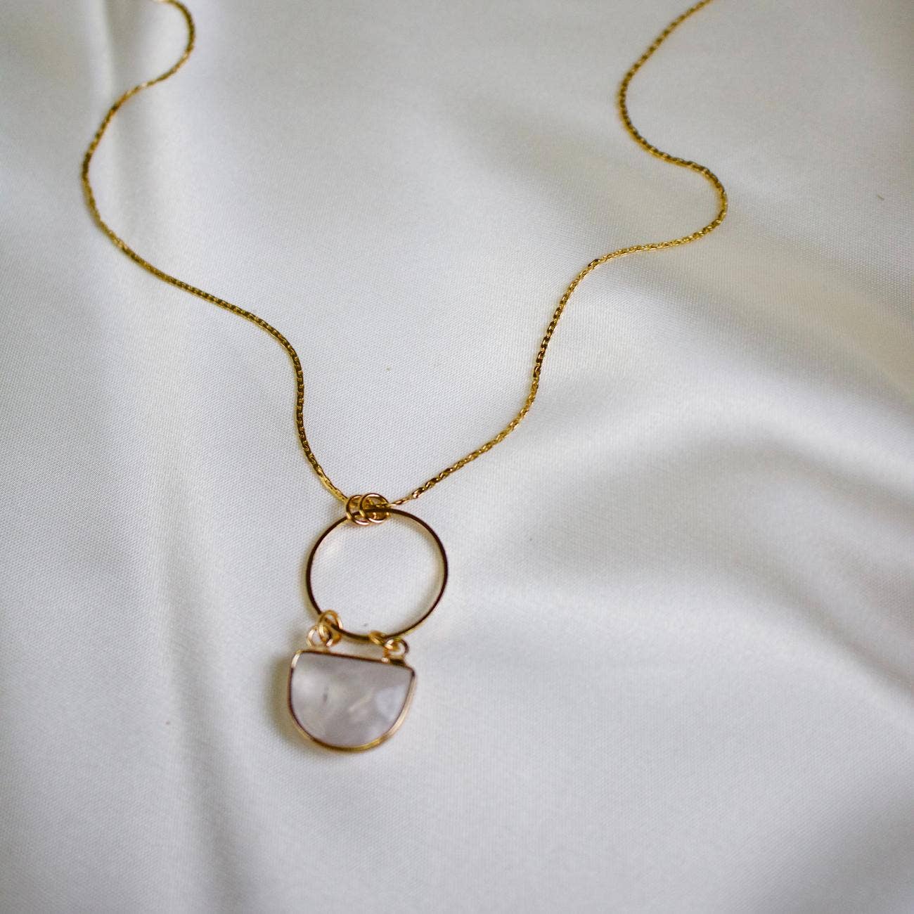 TISH jewelry - Clarity Clear Quartz Necklace