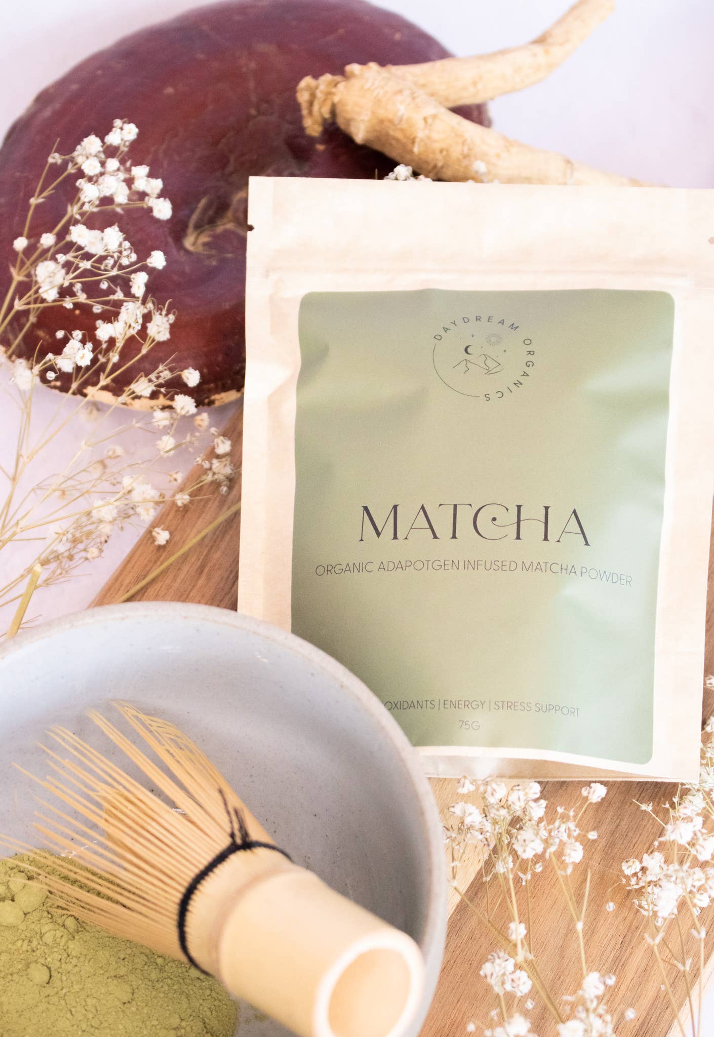 Daydream Organics: Adaptogenic Matcha Powder