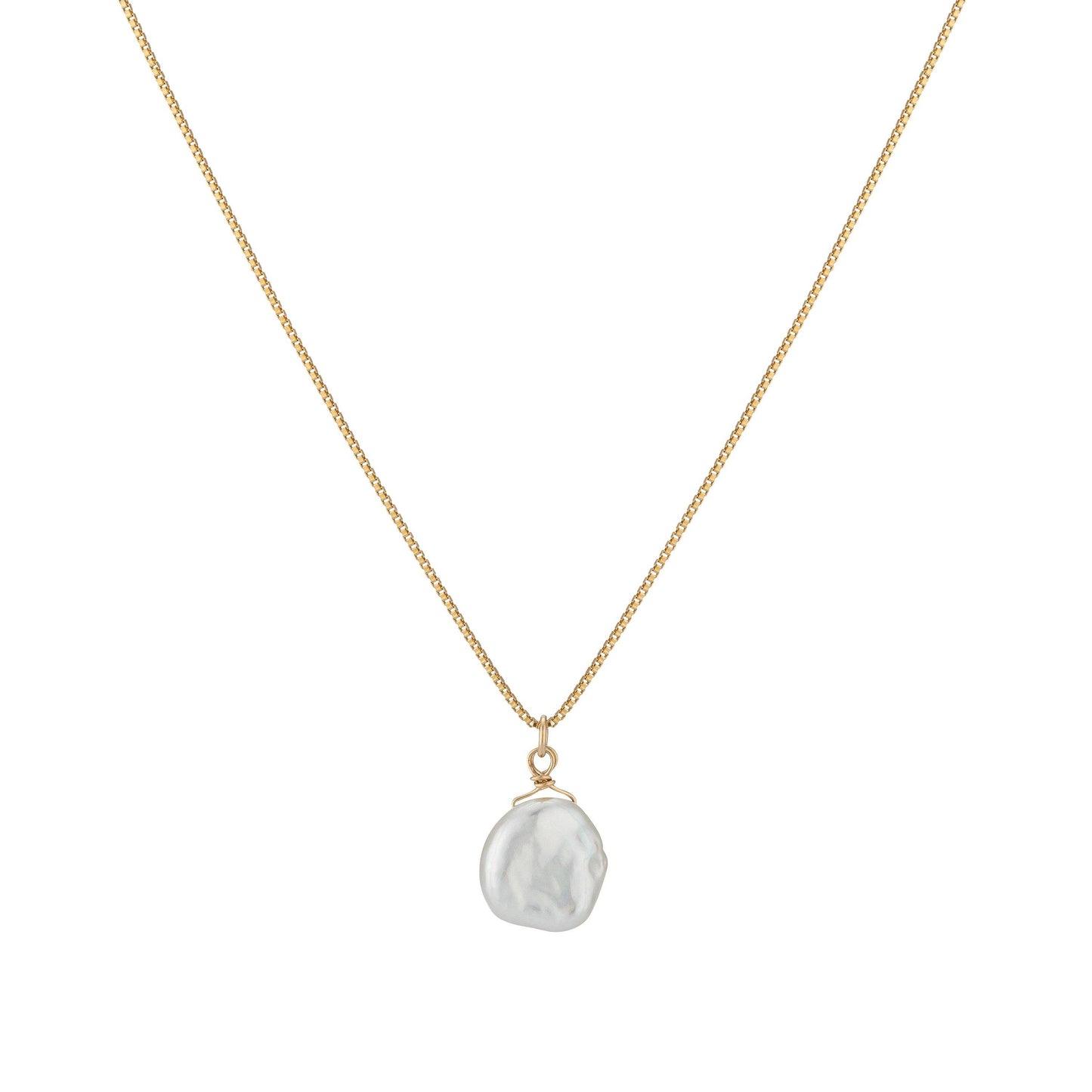 Hunter & Trove - Sirene Baroque Freshwater Pearl Necklace