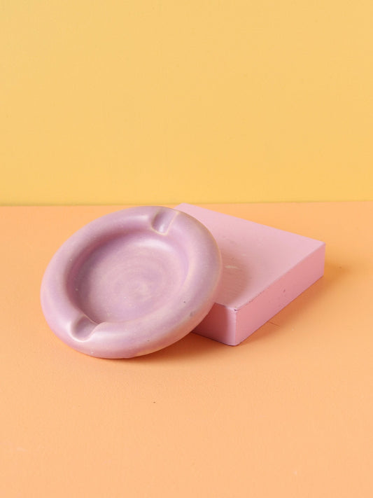 Nightshift Ceramics - Pink Retro Ashtray/Tray