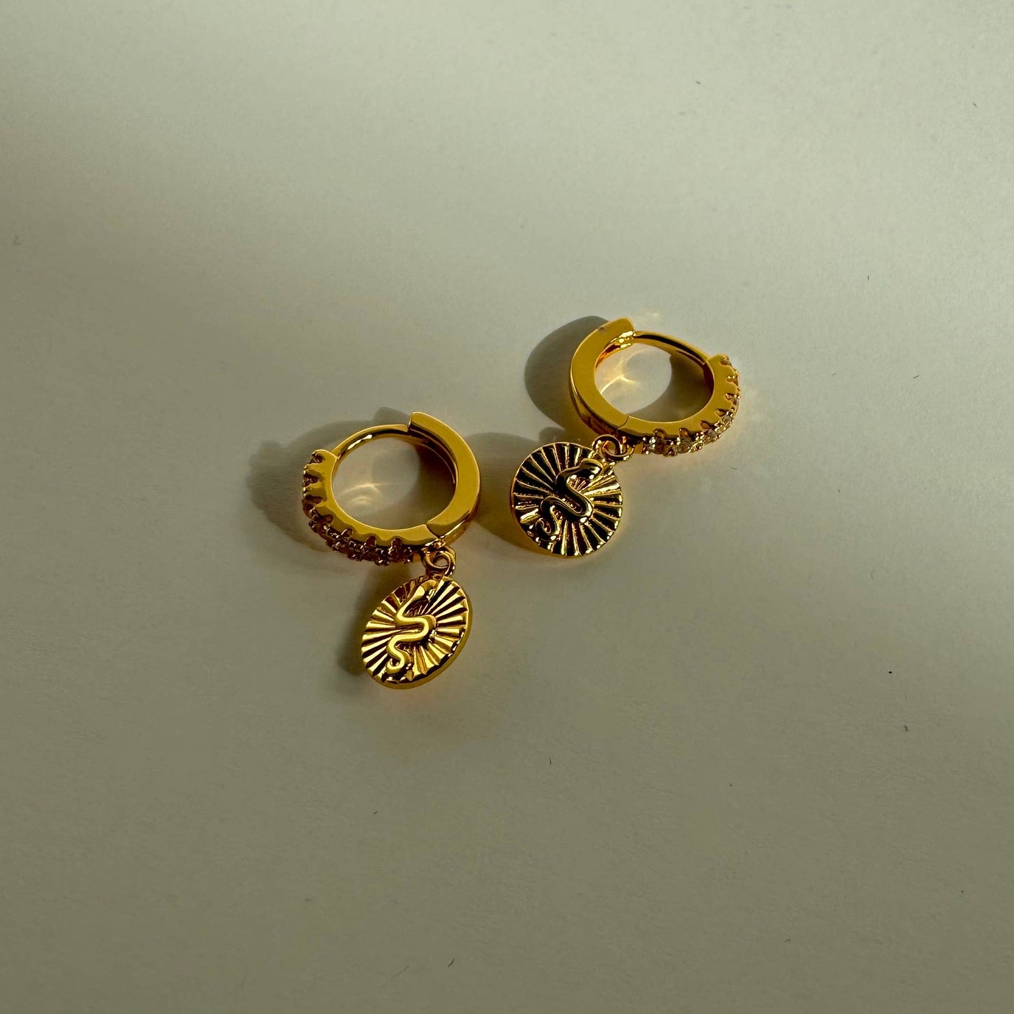Namaste Jewelry - Arushi Snake Hoops