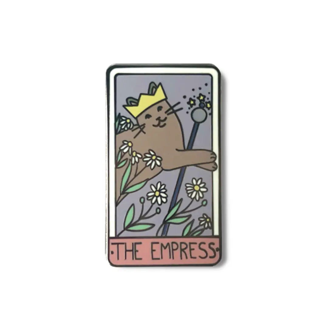 Considerate Cat - Enamel Tarot Cat Pins