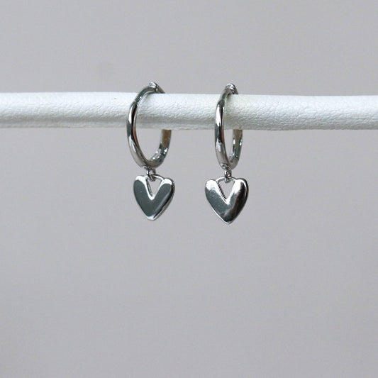 Horace Jewelry - Mora Heart Hoop Earrings